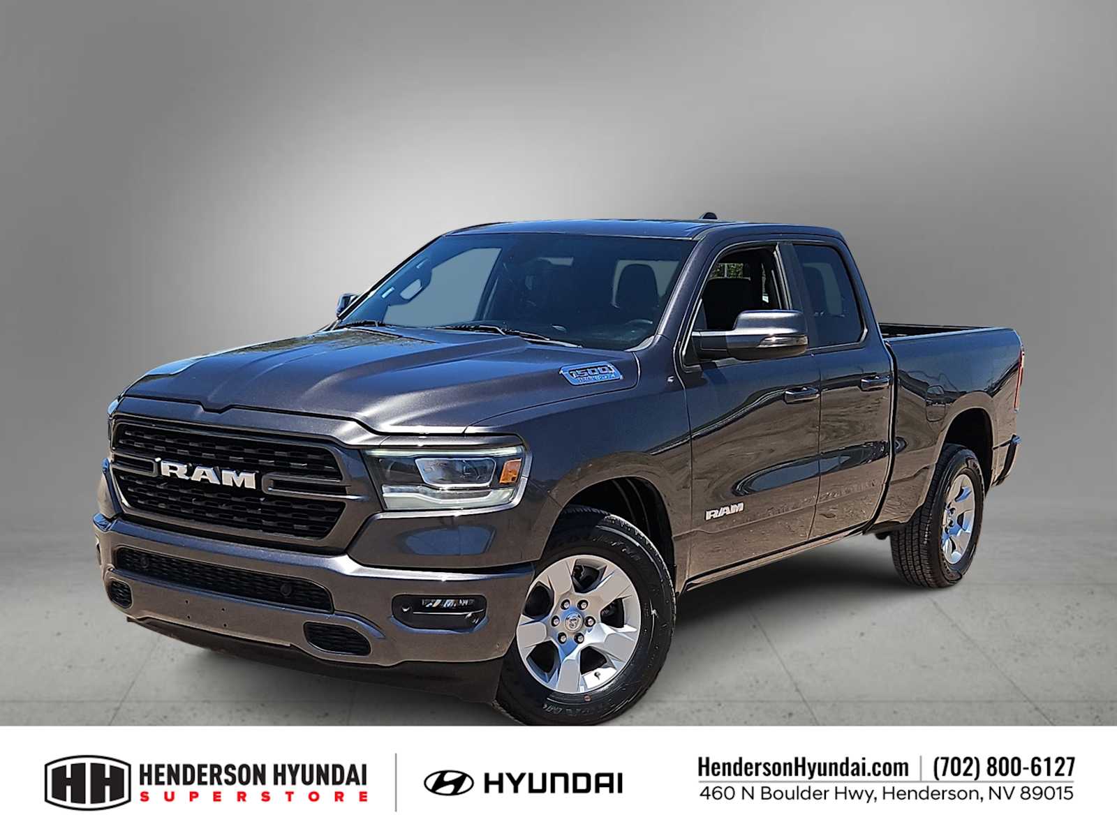 Gray (Granite Crystal Metallic Clearcoat) 2023 RAM 1500 Pickup Truck 4X2 8-Speed Automatic