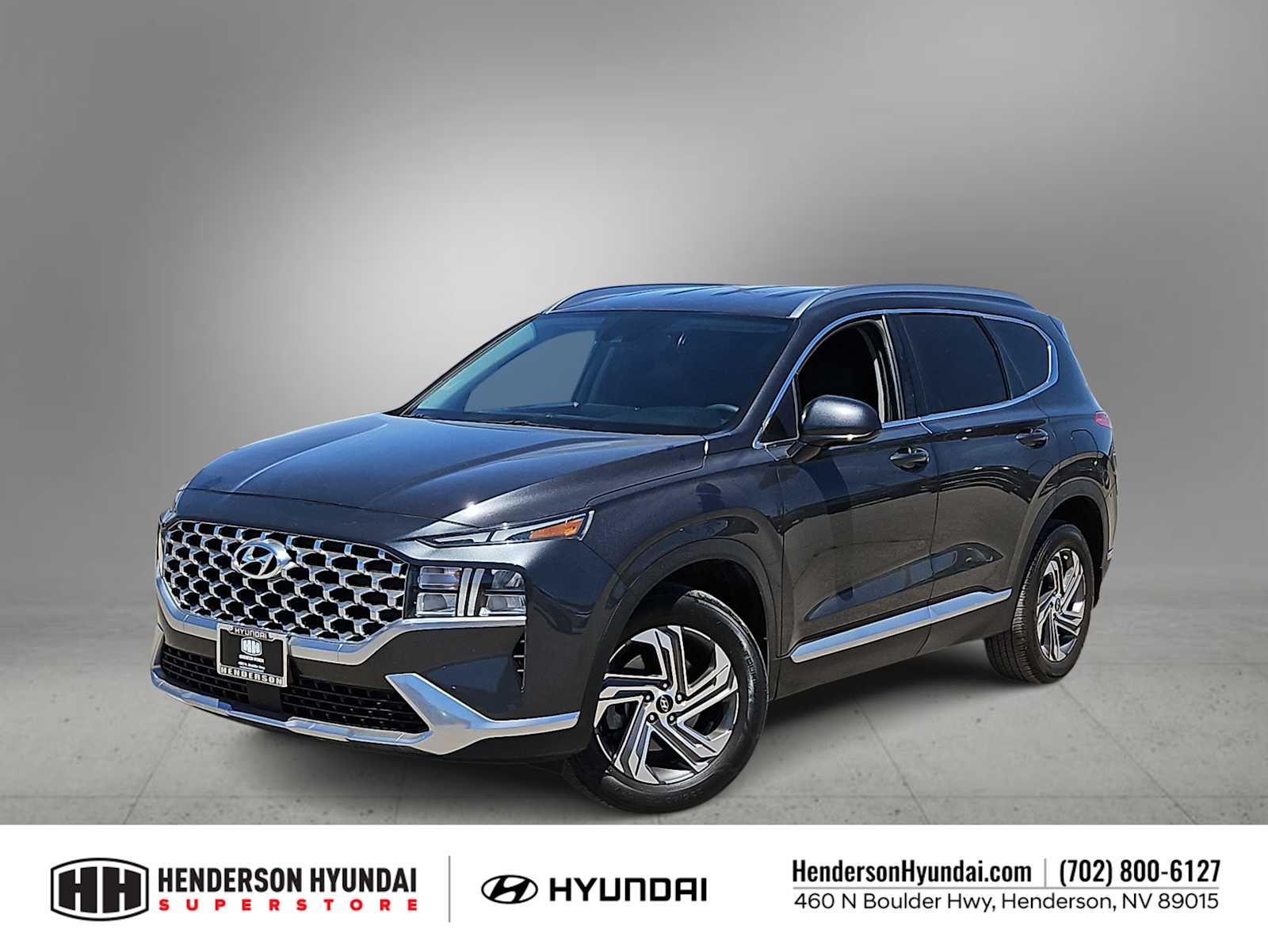 Portofino Gray 2021 Hyundai Santa Fe SUV / Crossover Front-Wheel Drive 8-Speed Automatic