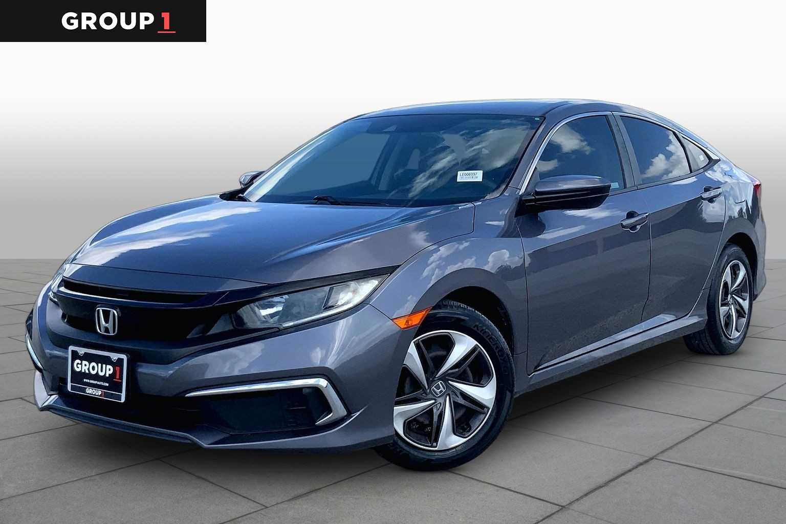 2020 Honda Civic Sedan LX Modern Steel Metallic at Auto Boutique Texas