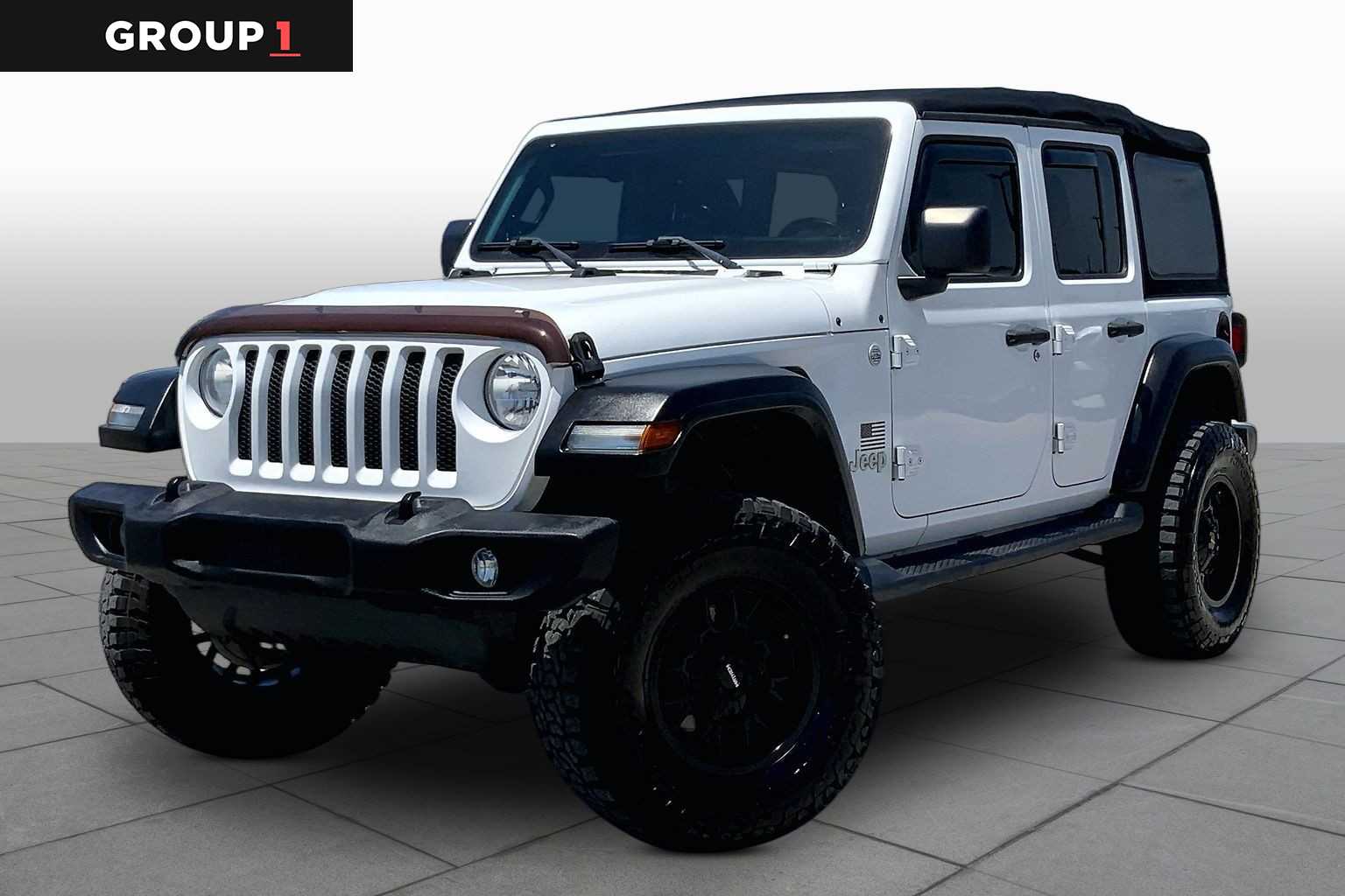 2018 Jeep Wrangler Unlimited Sport S Bright White Clearcoat at Honda of Clear Lake