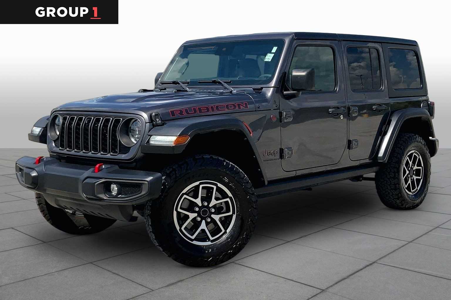 2024 Jeep Wrangler Rubicon Granite Crystal Metallic Clearcoat at Group 1 Toyota Southwest