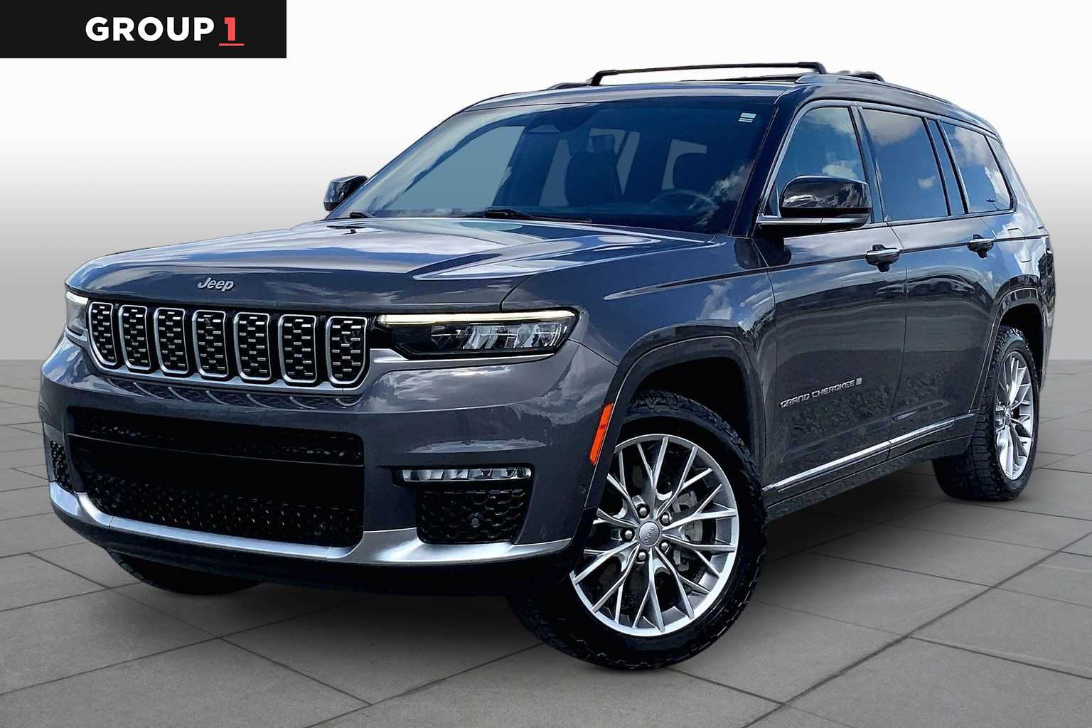 2022 Jeep Grand Cherokee L Summit Baltic Gray Metallic Clearcoat at Tomball Chrysler Dodge Jeep Ram