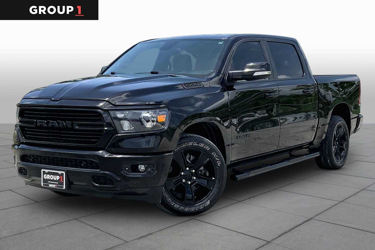 2020 Ram 1500 Lone Star Diamond Black Crystal Pearlcoat at Tomball Ford