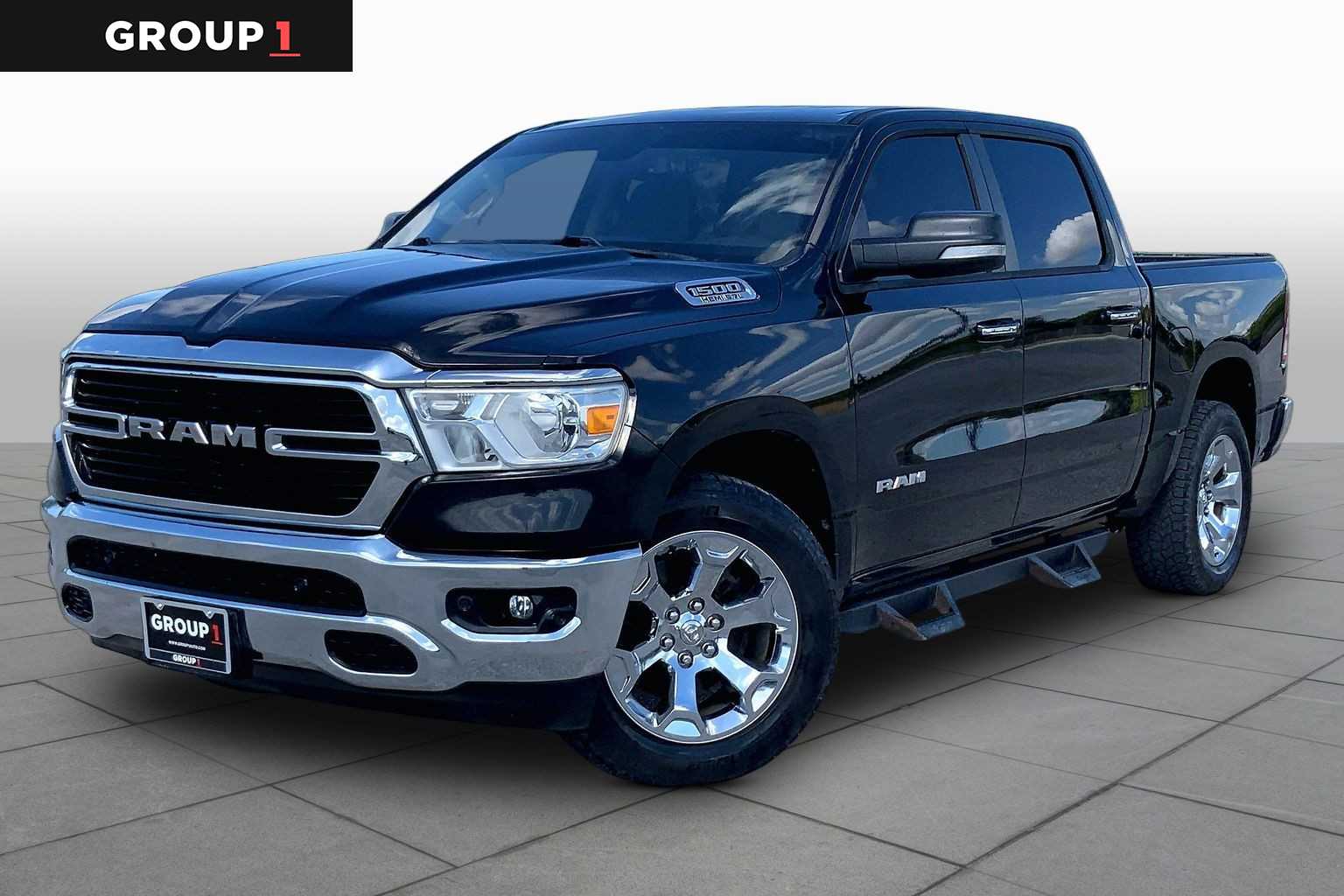 2019 Ram All-New 1500 Big Horn/Lone Star Diamond Black Crystal Pearlcoat at Beck & Masten Kia