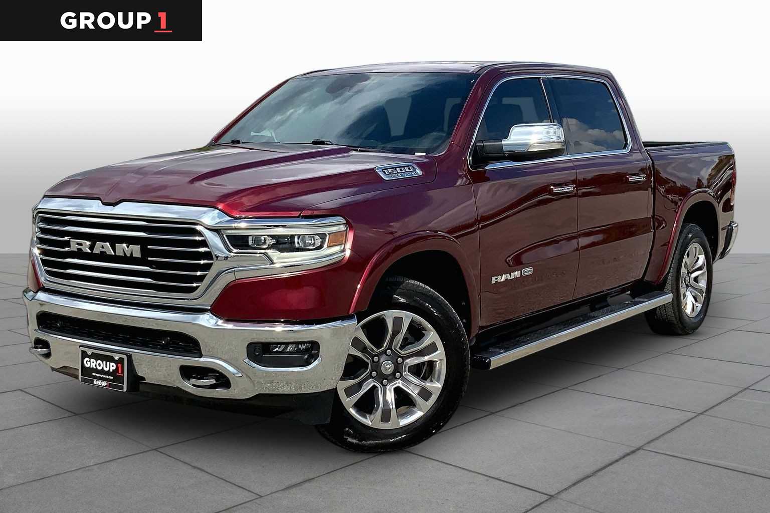 2022 Ram 1500 Longhorn Delmonico Red Pearlcoat at Lone Star Chevrolet