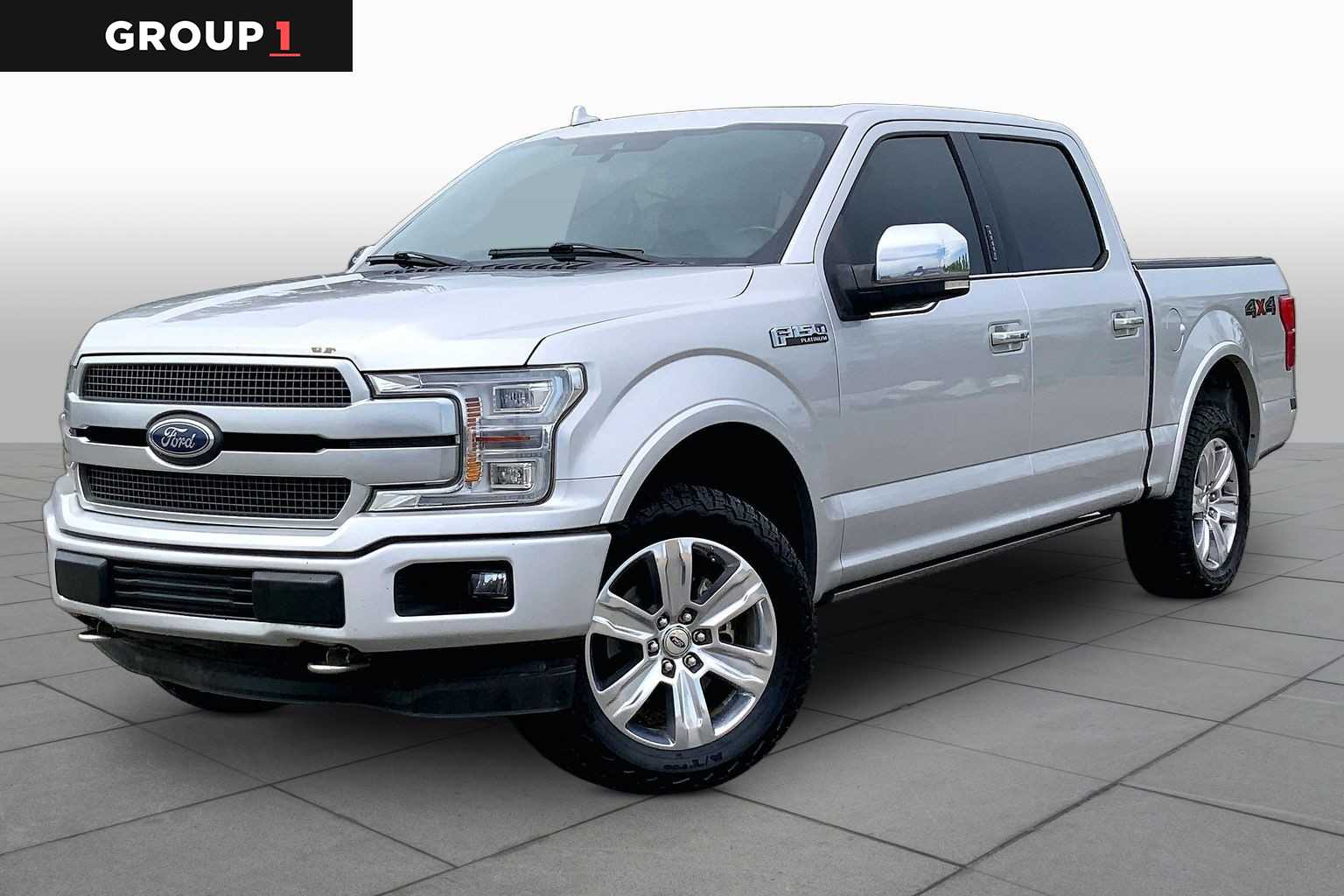 2019 Ford F-150 Platinum Ingot Silver at Mac Haik Ford