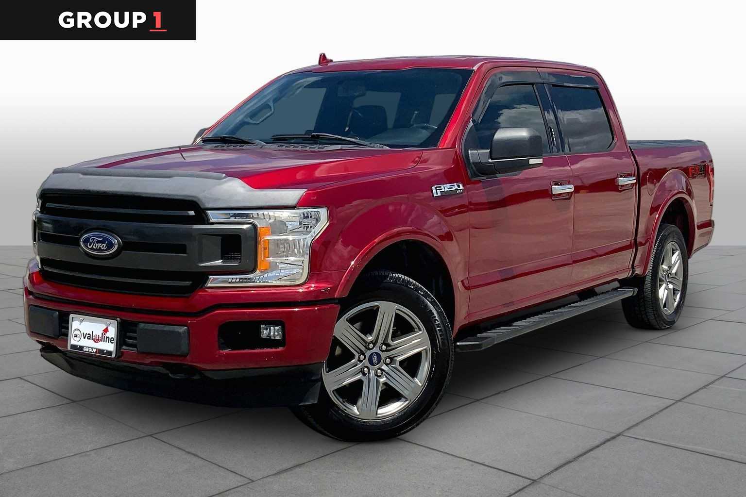 2018 Ford F-150 XLT Ruby Red Metallic Tinted Clearcoat at Tomball Ford