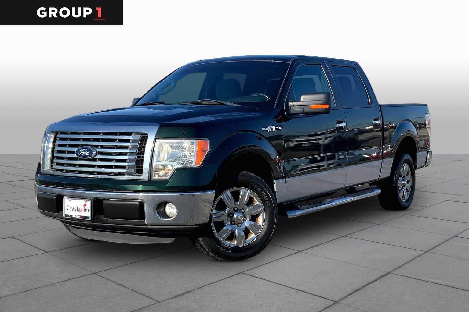 2012 Ford F-150 XLT Green Gem Metallic/Ingot Silver Metallic at Group 1 Toyota Southwest