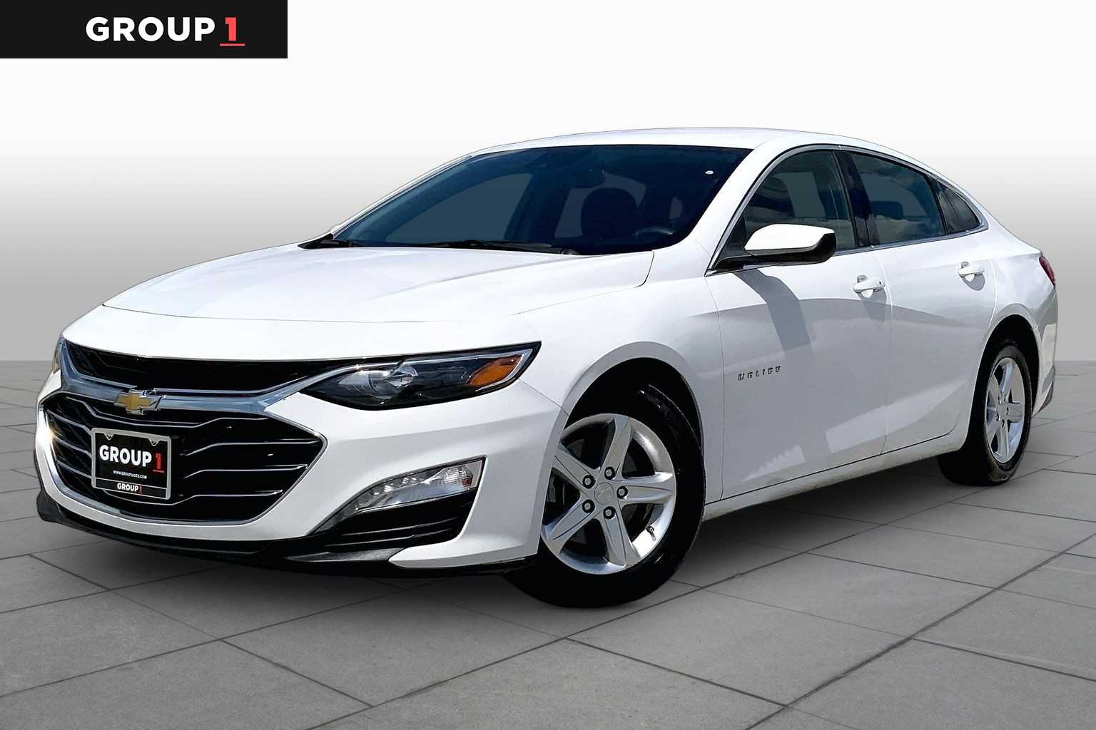 2023 Chevrolet Malibu LT Summit White at AutoNation Chevrolet Gulf Fwy