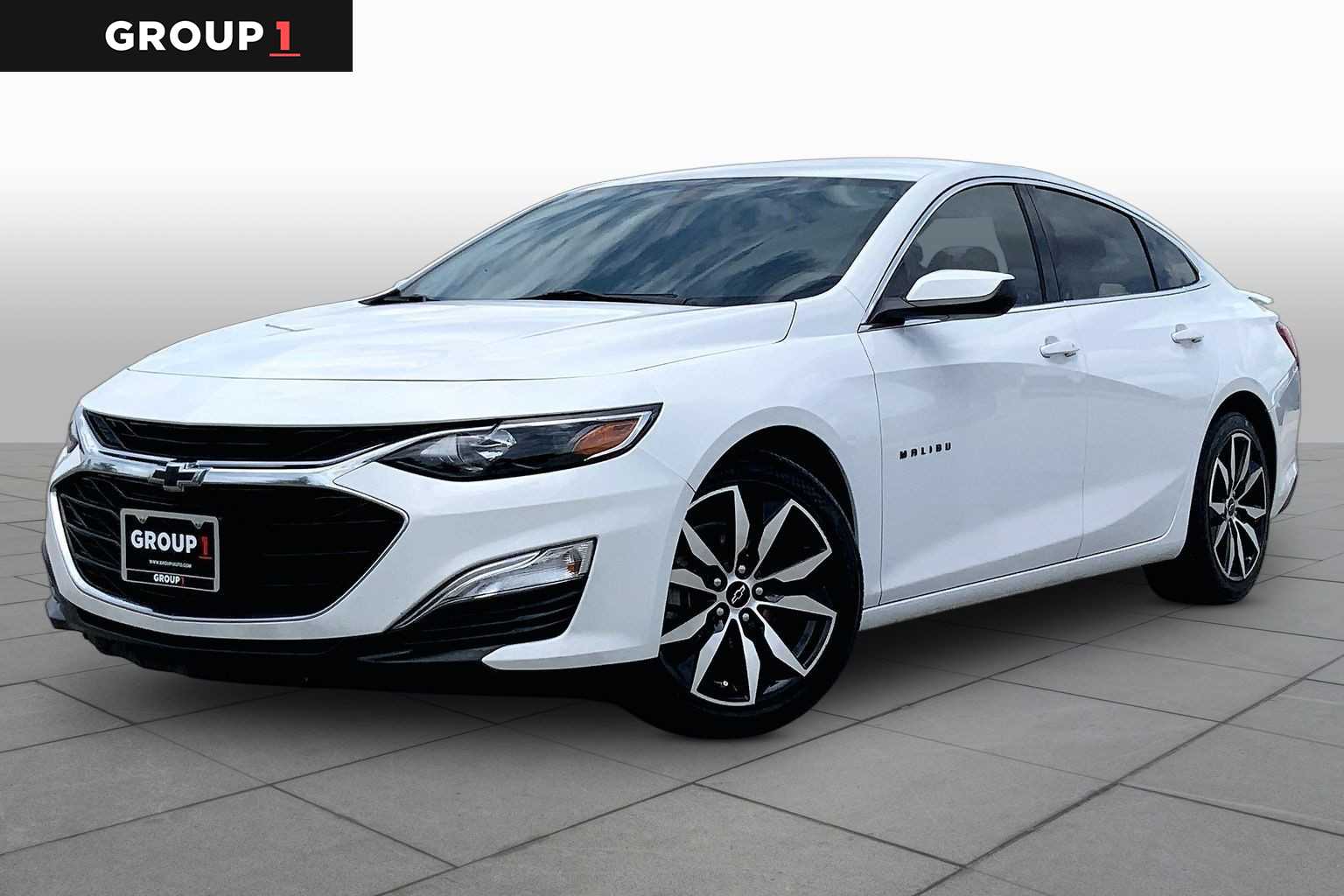 2022 Chevrolet Malibu RS Summit White at Texan GMC Buick