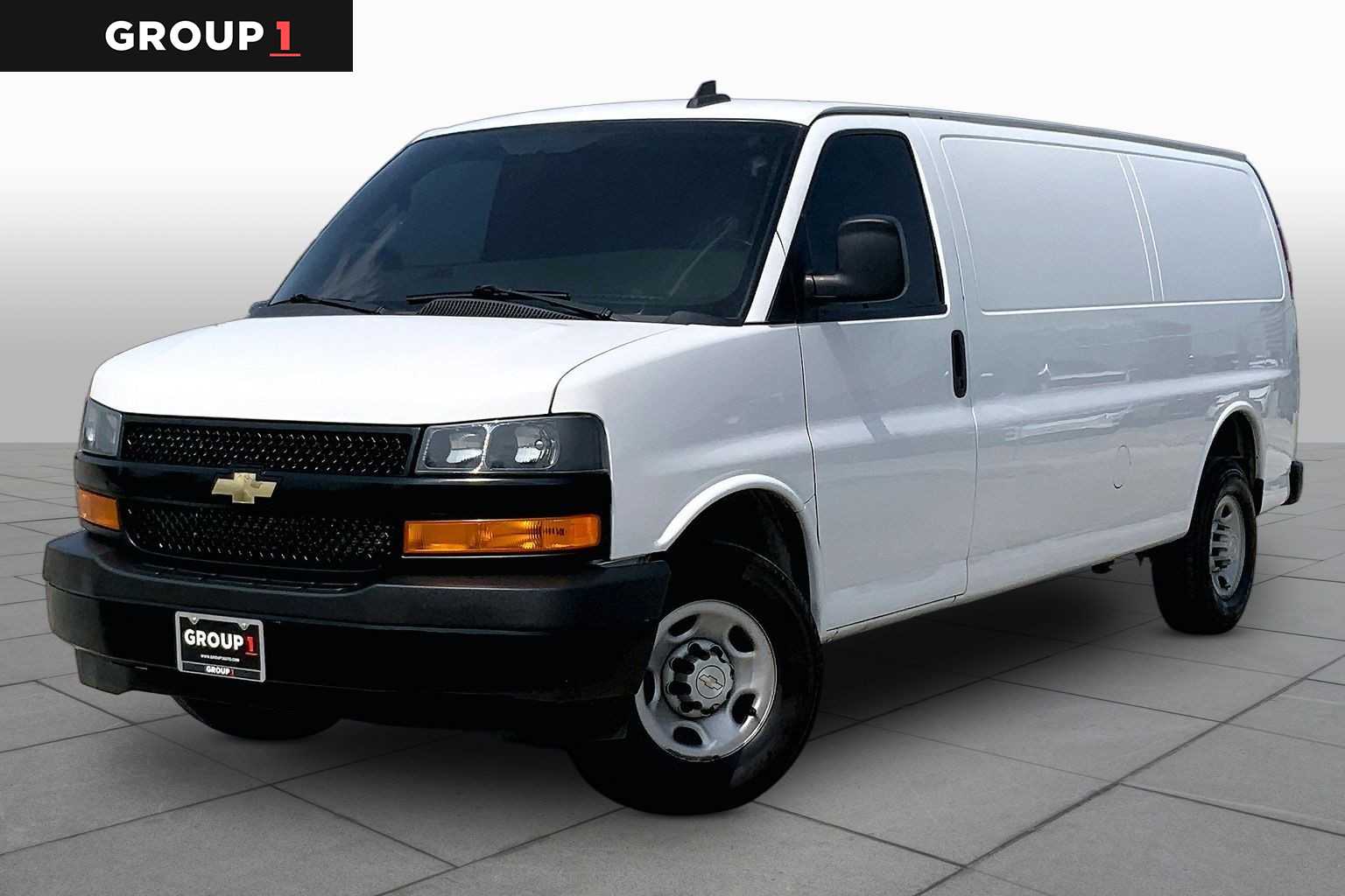 2023 Chevrolet Express Cargo Van  Summit White at Group 1 GMC Buick South