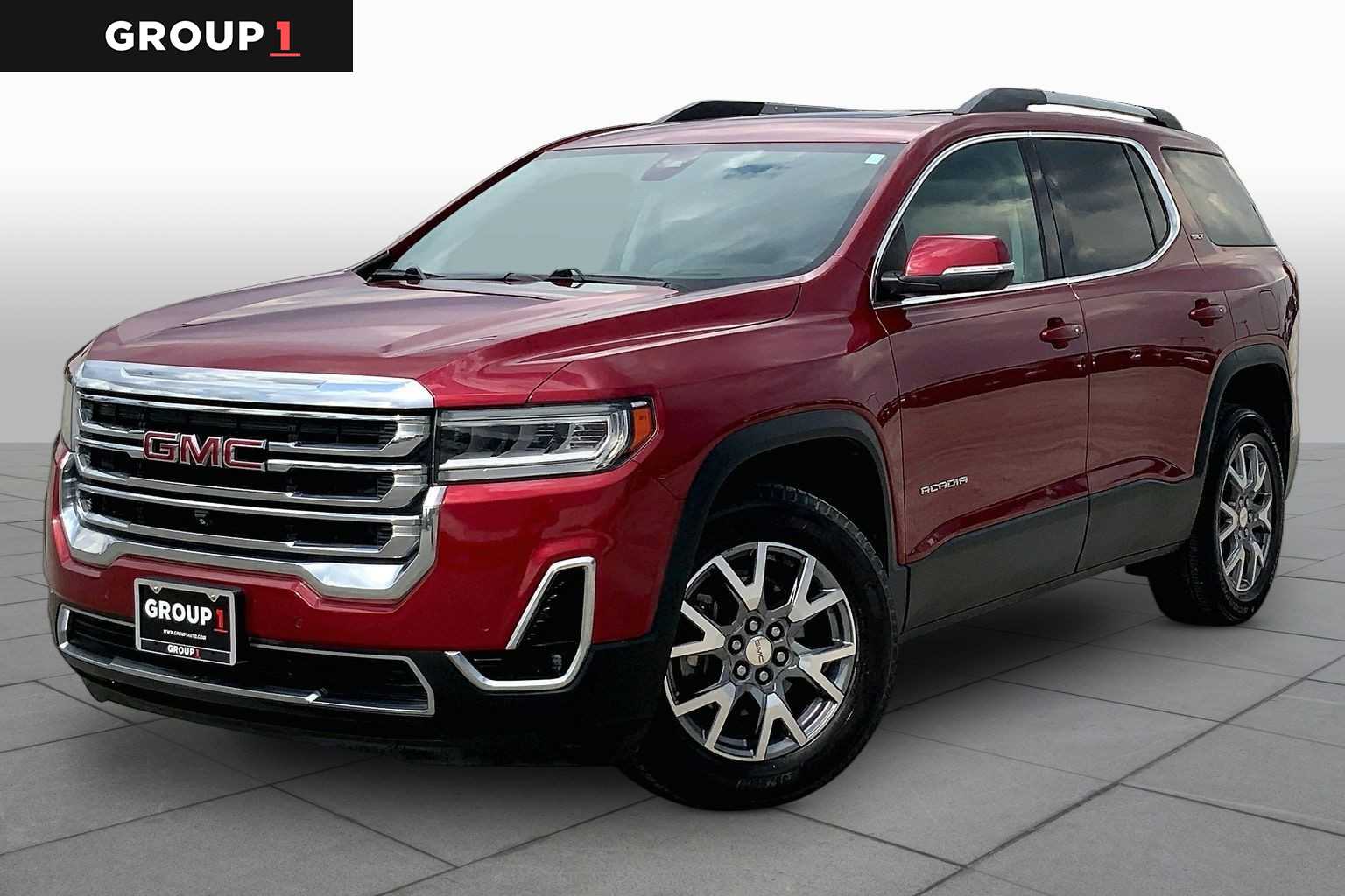 2020 GMC Acadia SLT Red Quartz Tintcoat at Sterling McCall Nissan