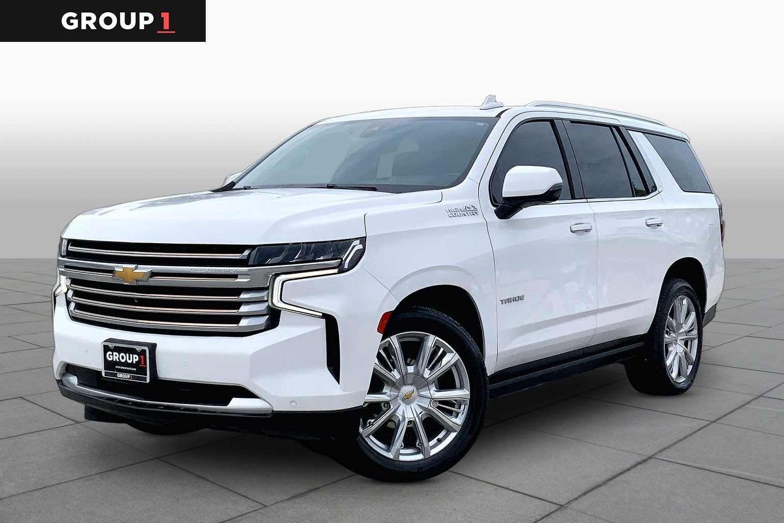 2021 Chevrolet Tahoe High Country Summit White at Tomball Chrysler Dodge Jeep Ram