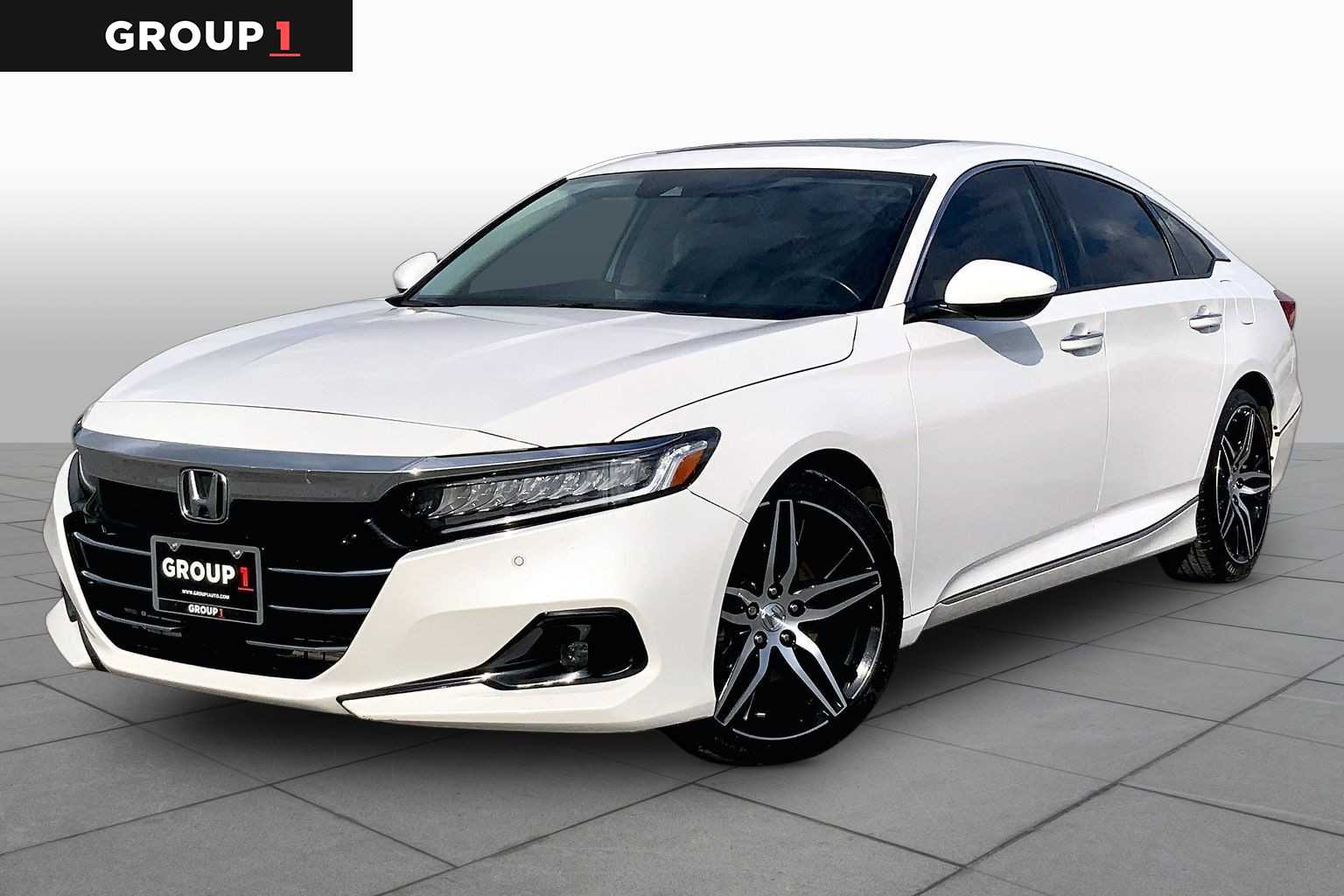2021 Honda Accord Sedan Touring Platinum White Pearl at Beck & Masten Kia