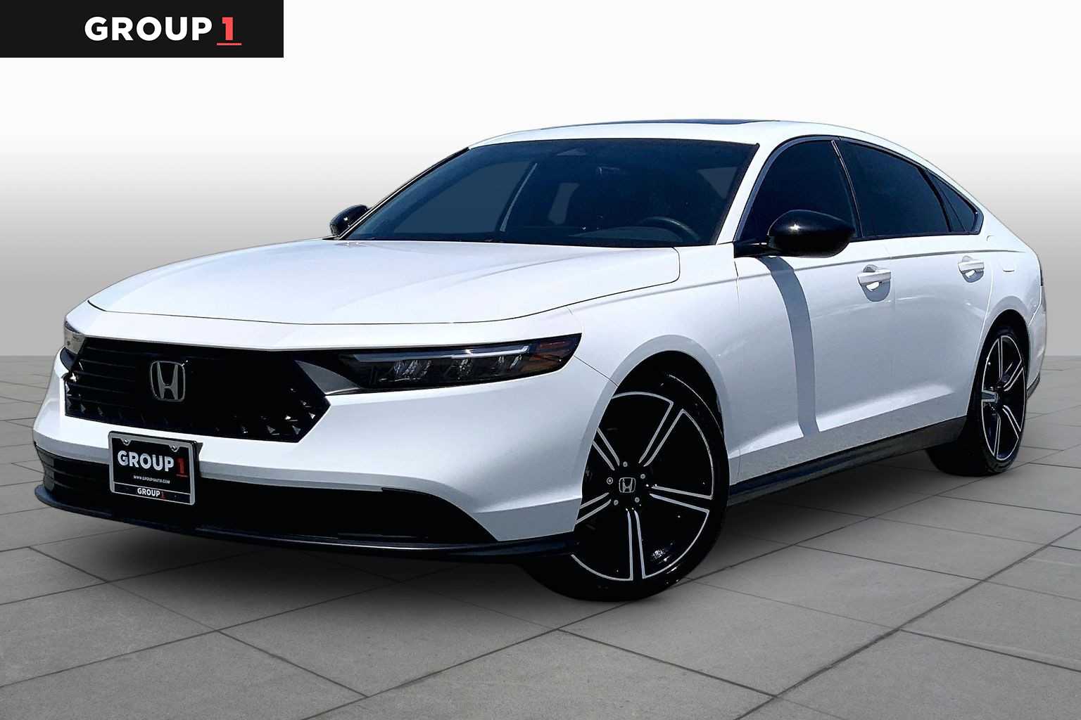 2025 Honda Accord Hybrid Sport Platinum White Pearl at Honda of Clear Lake