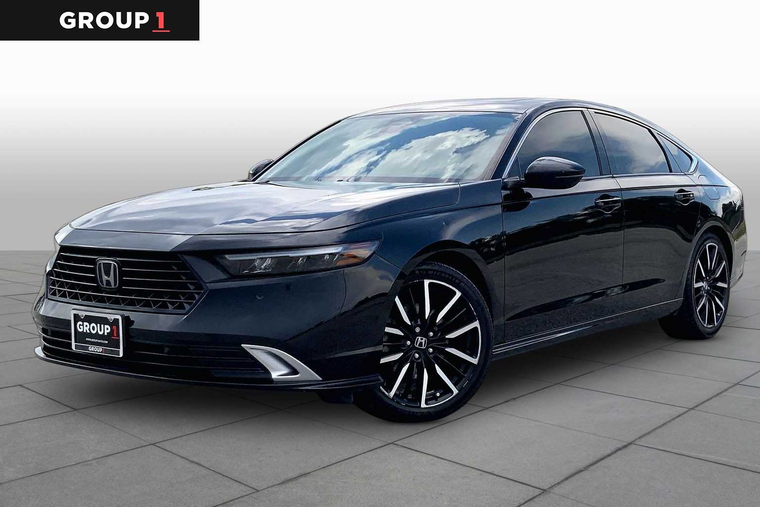 2024 Honda Accord Hybrid Touring Crystal Black Pearl at Honda of Clear Lake