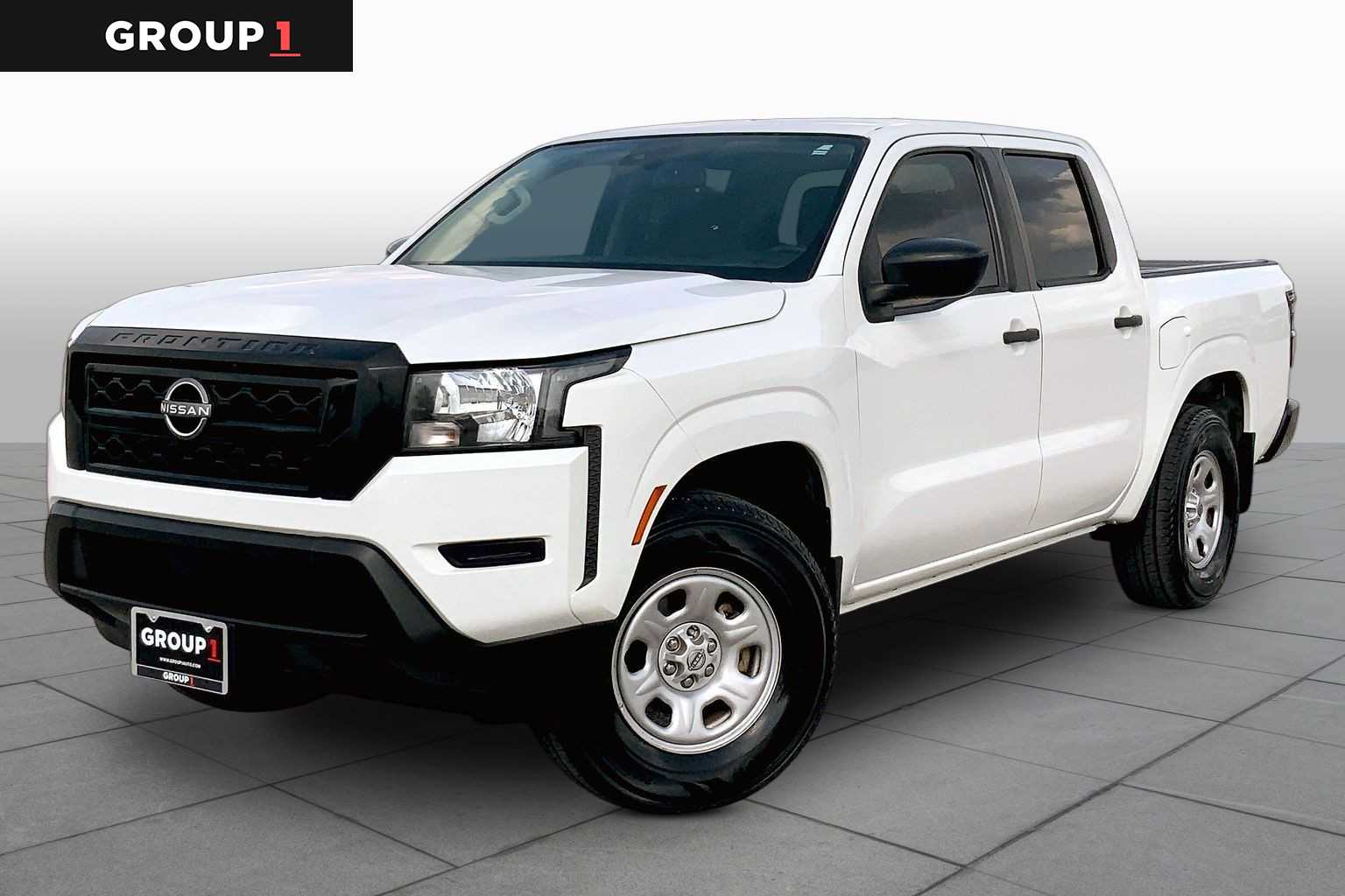 2022 Nissan Frontier S Glacier White at Team Mazda