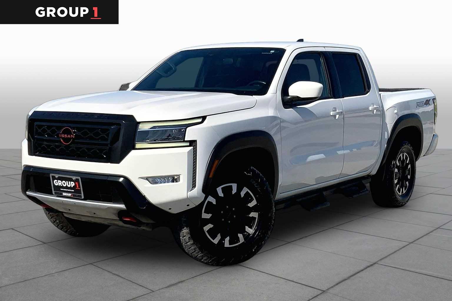 2022 Nissan Frontier PRO-4X Glacier White at Tomball Ford
