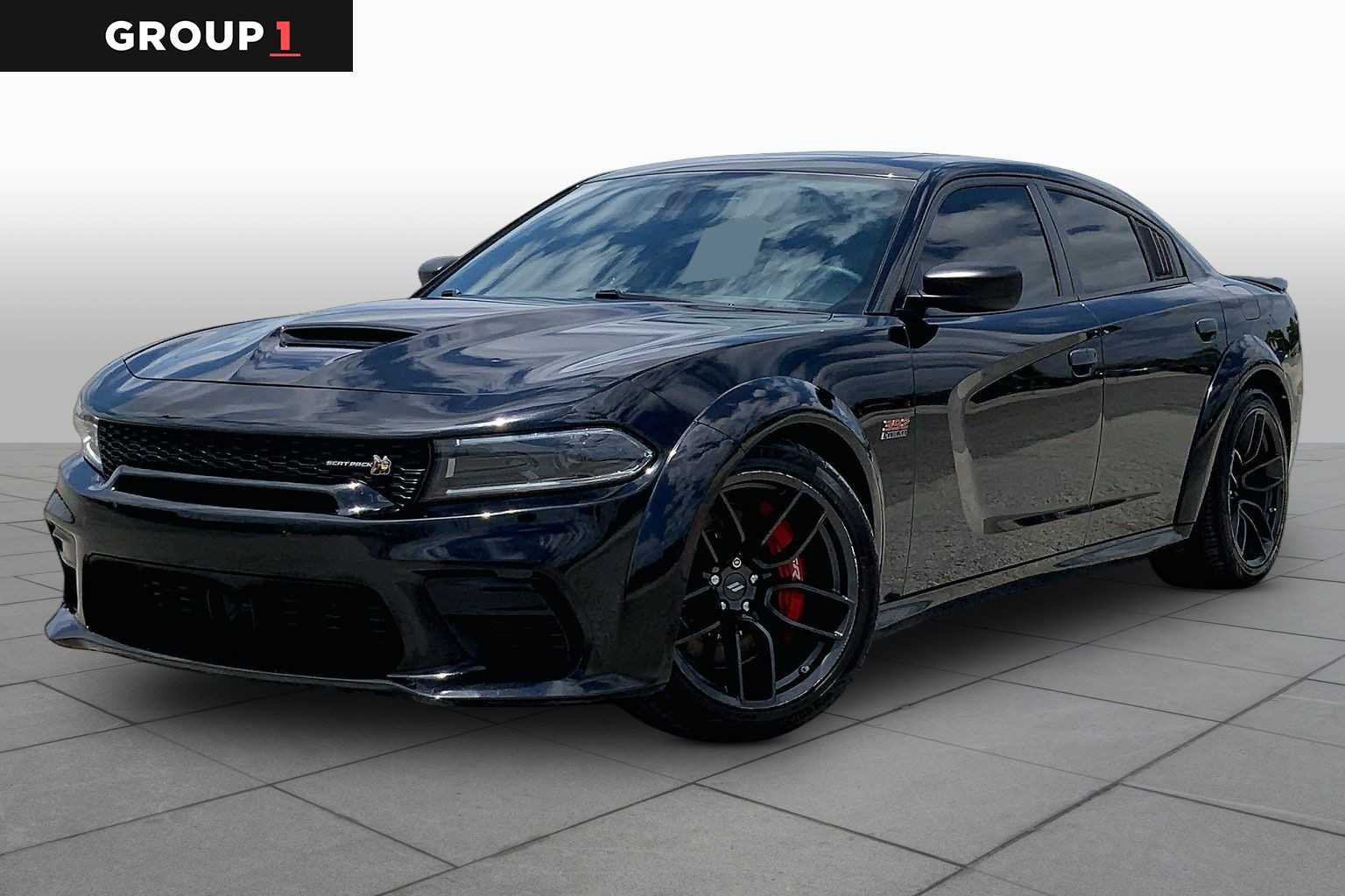 2022 Dodge Charger Scat Pack Widebody Pitch Black Clearcoat at HGreg Houston