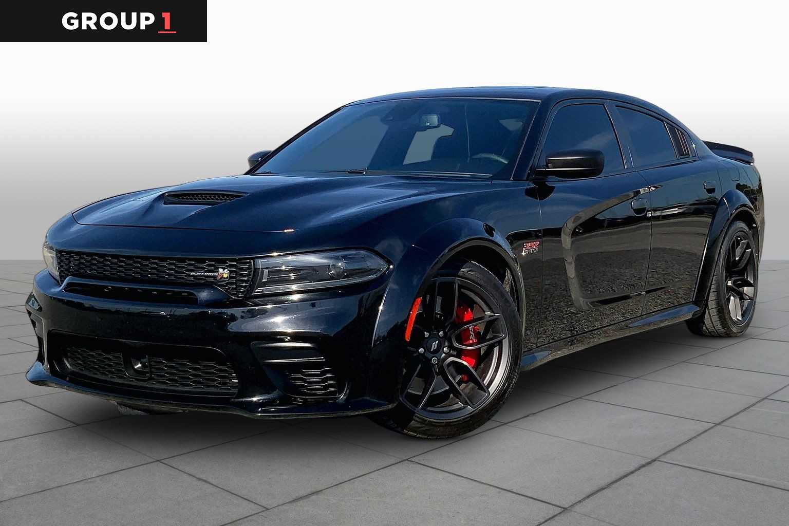 2022 Dodge Charger Scat Pack Widebody Pitch Black Clearcoat at HGreg Houston