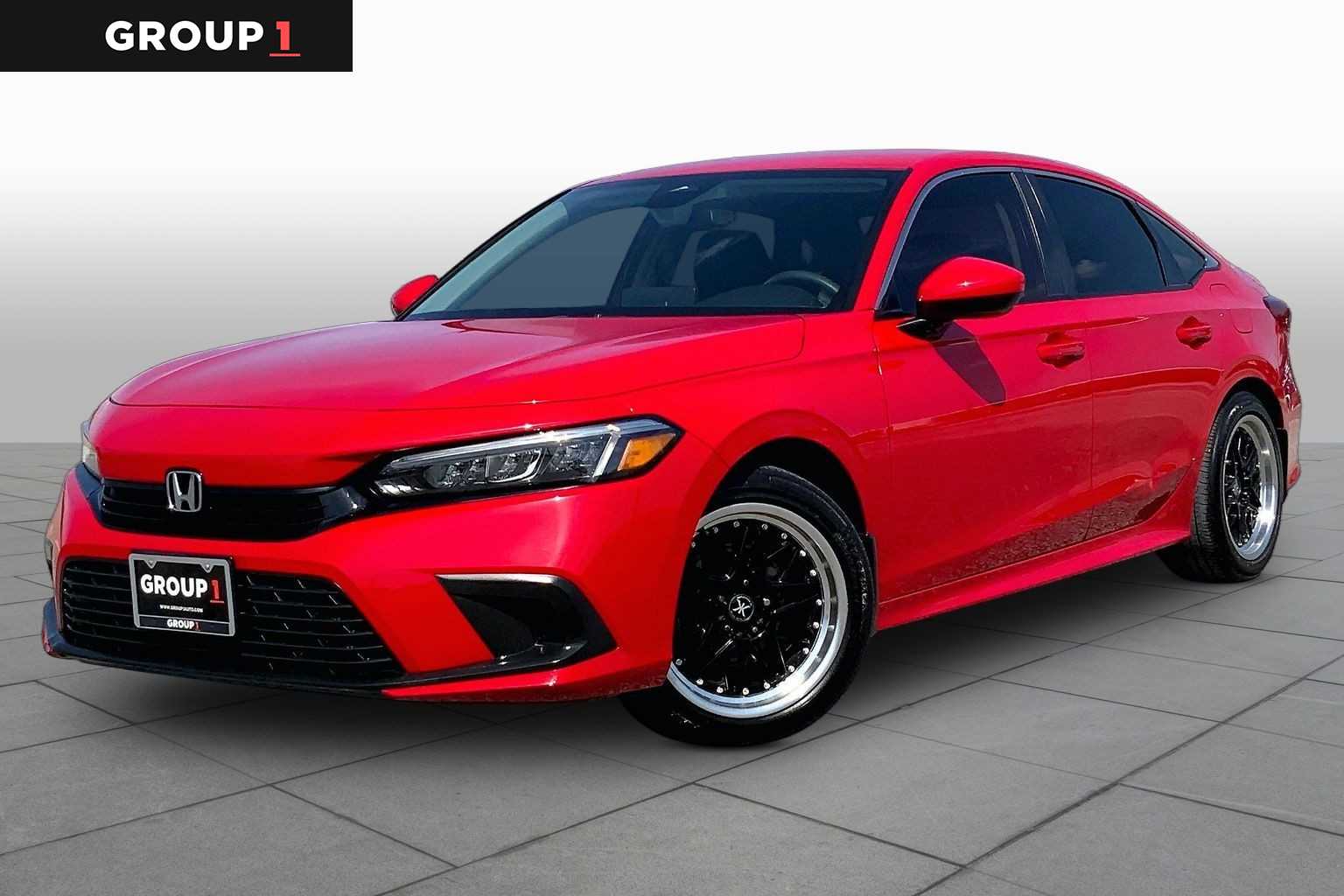 2024 Honda Civic LX Rallye Red at Honda of Clear Lake