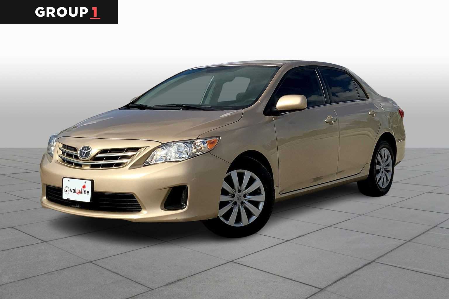 2013 Toyota Corolla LE Sandy Beach Metallic at Group 1 Toyota Southwest