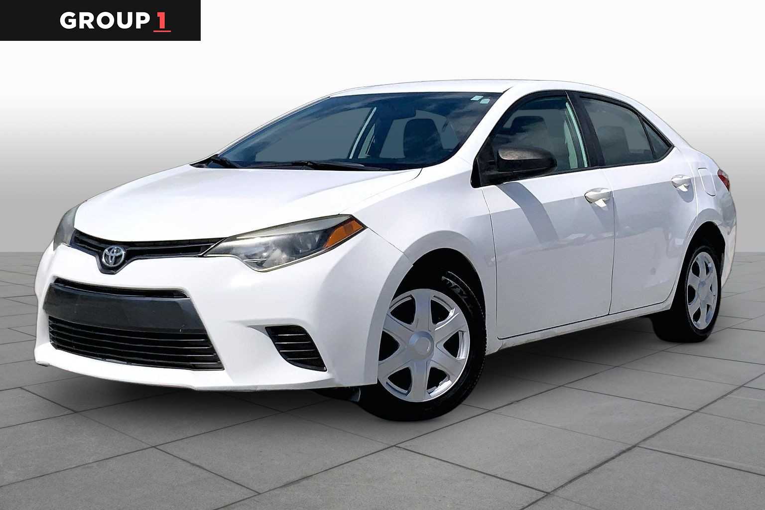 2015 Toyota Corolla LE Super White at Group 1 Toyota Southwest