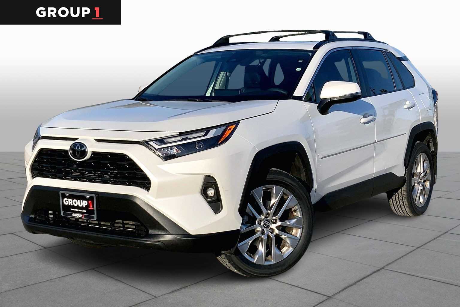 2025 Toyota RAV4 XLE Premium Wind Chill Pearl at Group 1 Toyota Southwest