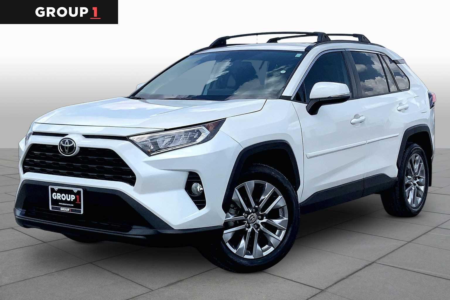 2021 Toyota RAV4 XLE Premium Blizzard Pearl at Sterling McCall Nissan