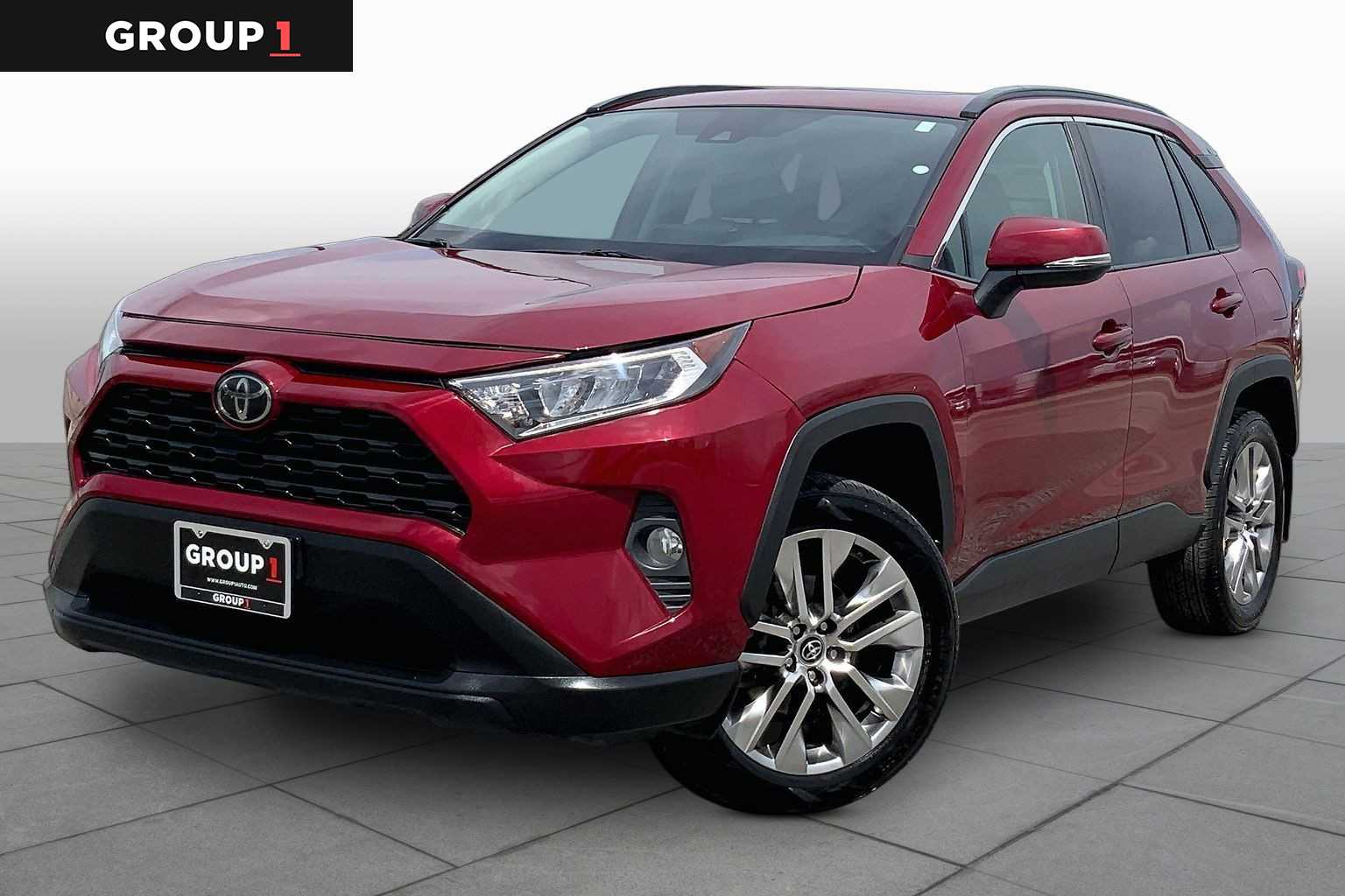 2021 Toyota RAV4 XLE Premium Ruby Flare Pearl at Group 1 Toyota Southwest