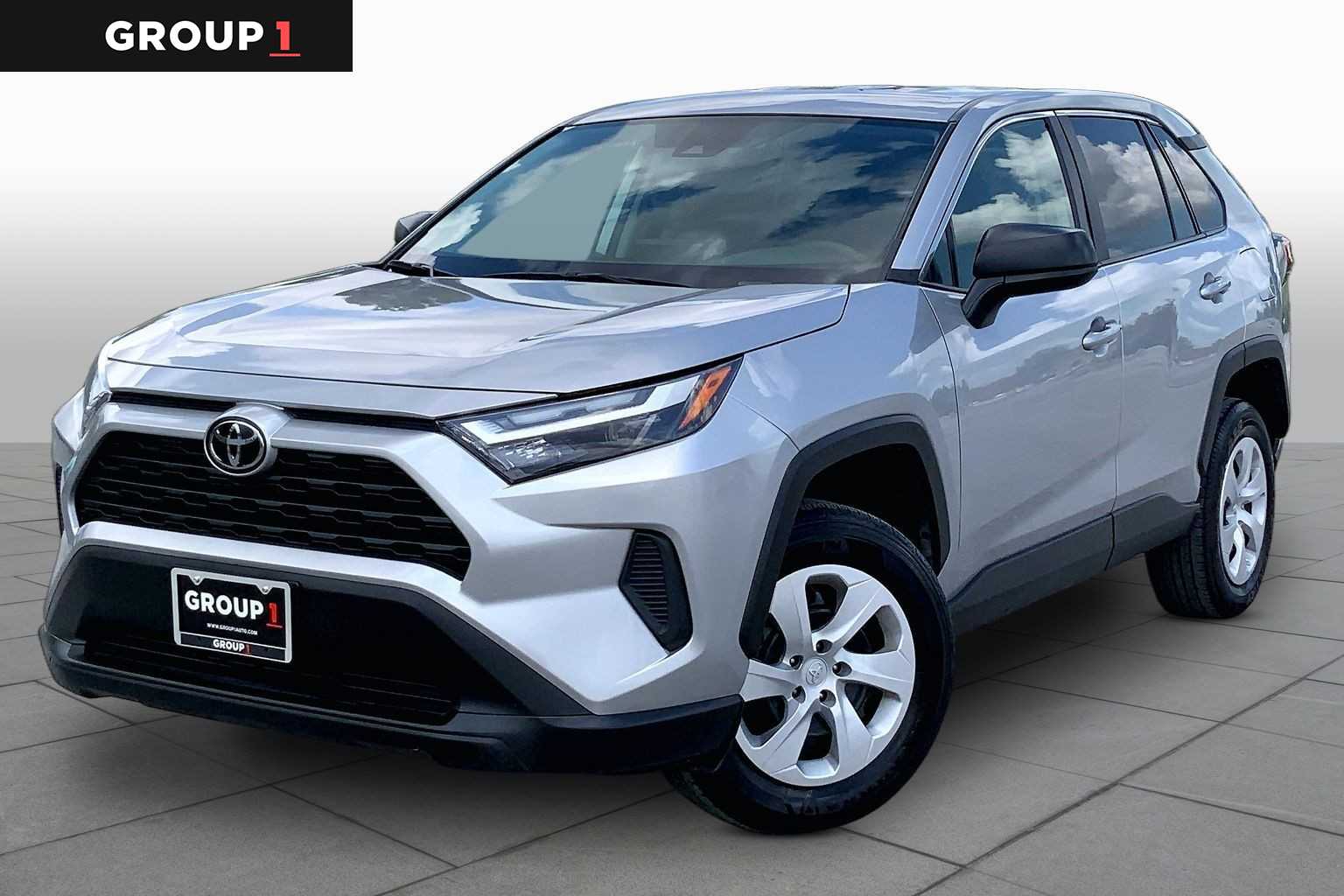 2024 Toyota RAV4 LE Silver Sky Metallic at Tomball Chrysler Dodge Jeep Ram