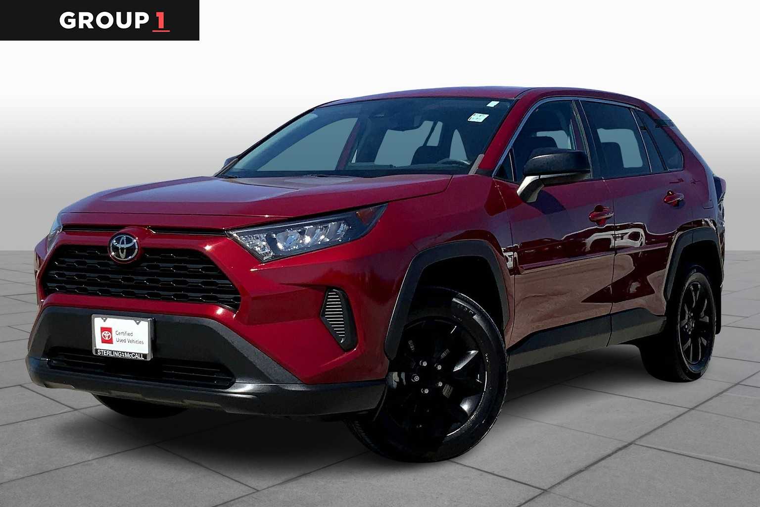 2022 Toyota RAV4 LE Ruby Flare Pearl at Tomball Ford