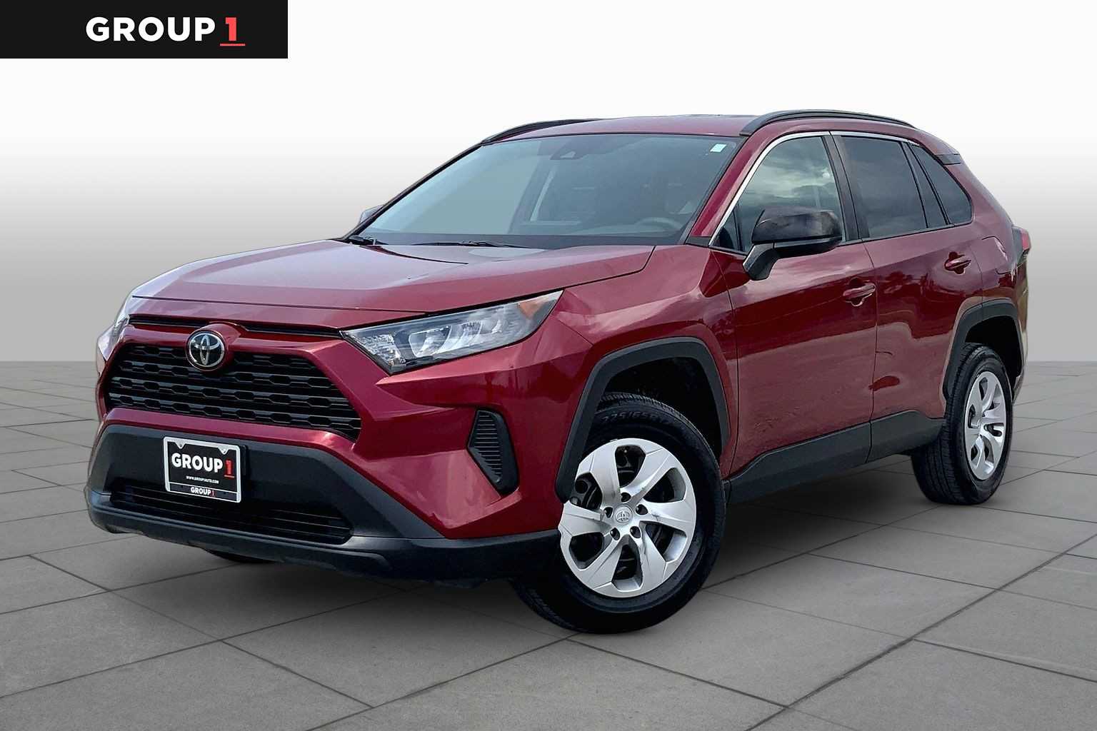 2021 Toyota RAV4 LE Ruby Flare Pearl at Group 1 Toyota Southwest