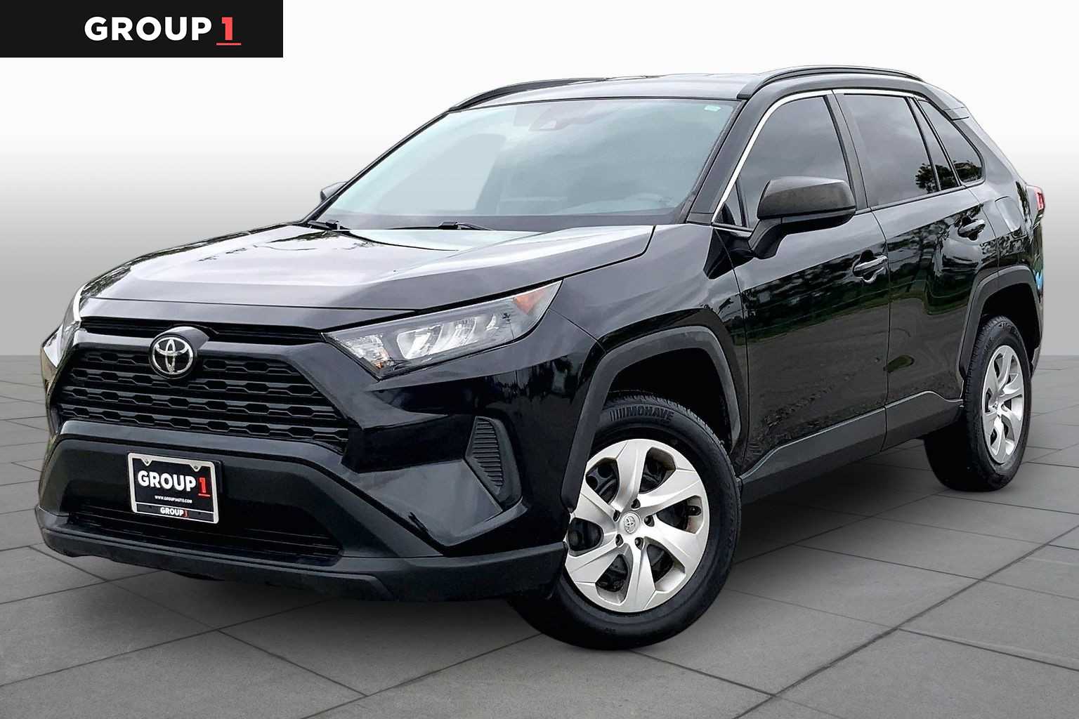 2021 Toyota RAV4 LE Midnight Black Metallic at Group 1 Toyota Southwest