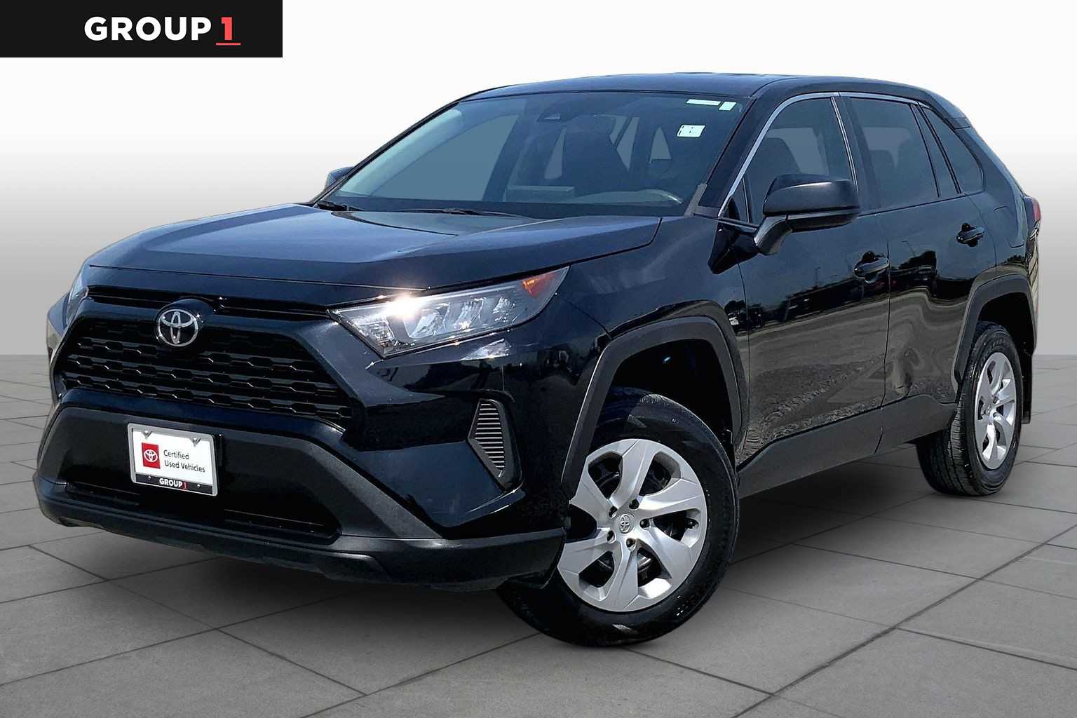 2022 Toyota RAV4 LE Midnight Black Metallic at Lexus Southwest Houston
