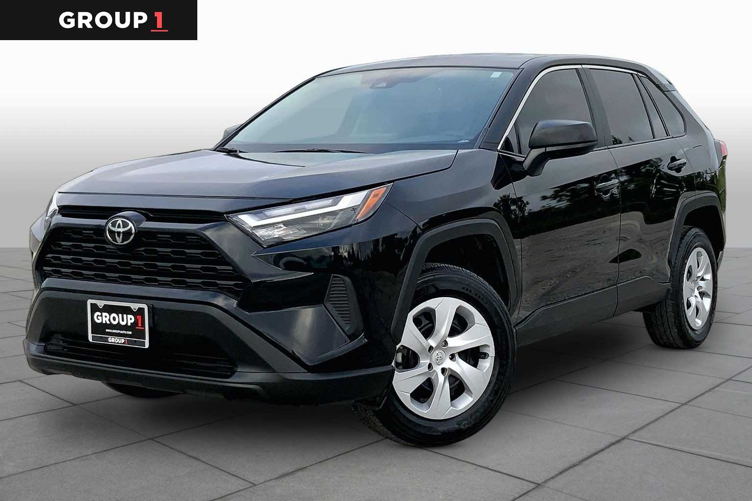 2025 Toyota RAV4 LE Midnight Black Metallic at Group 1 Toyota Southwest