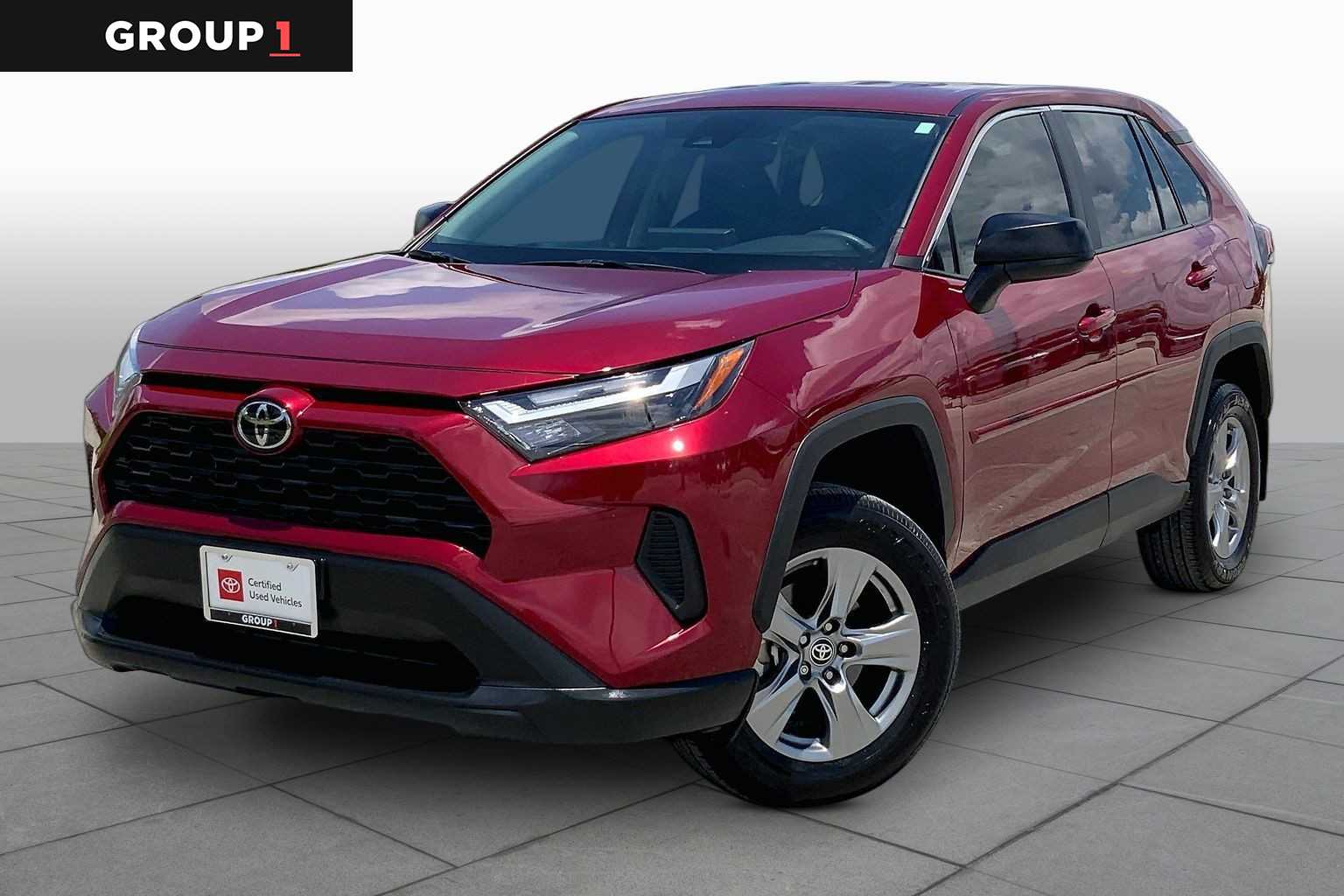 2025 Toyota RAV4 LE Ruby Flare Pearl at Group 1 Toyota Southwest