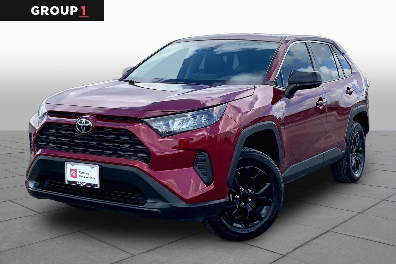 2022 Toyota RAV4 LE Ruby Flare Pearl at Group 1 Toyota Southwest