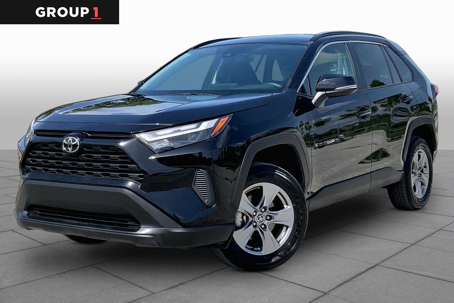 2025 Toyota RAV4 XLE Midnight Black Metallic at Group 1 Toyota Southwest