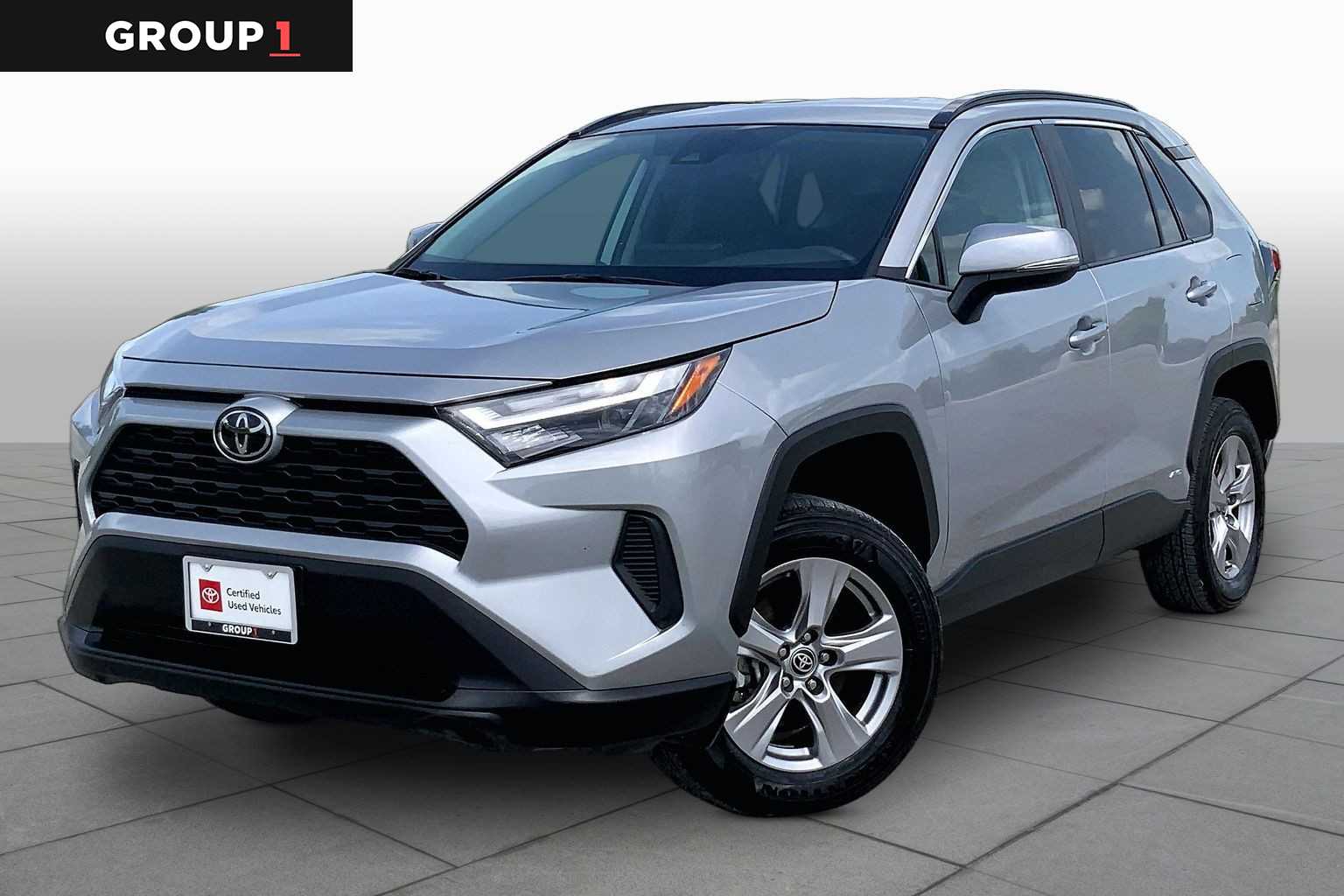 2025 Toyota RAV4 Hybrid XLE Silver Sky Metallic at Group 1 Toyota Southwest