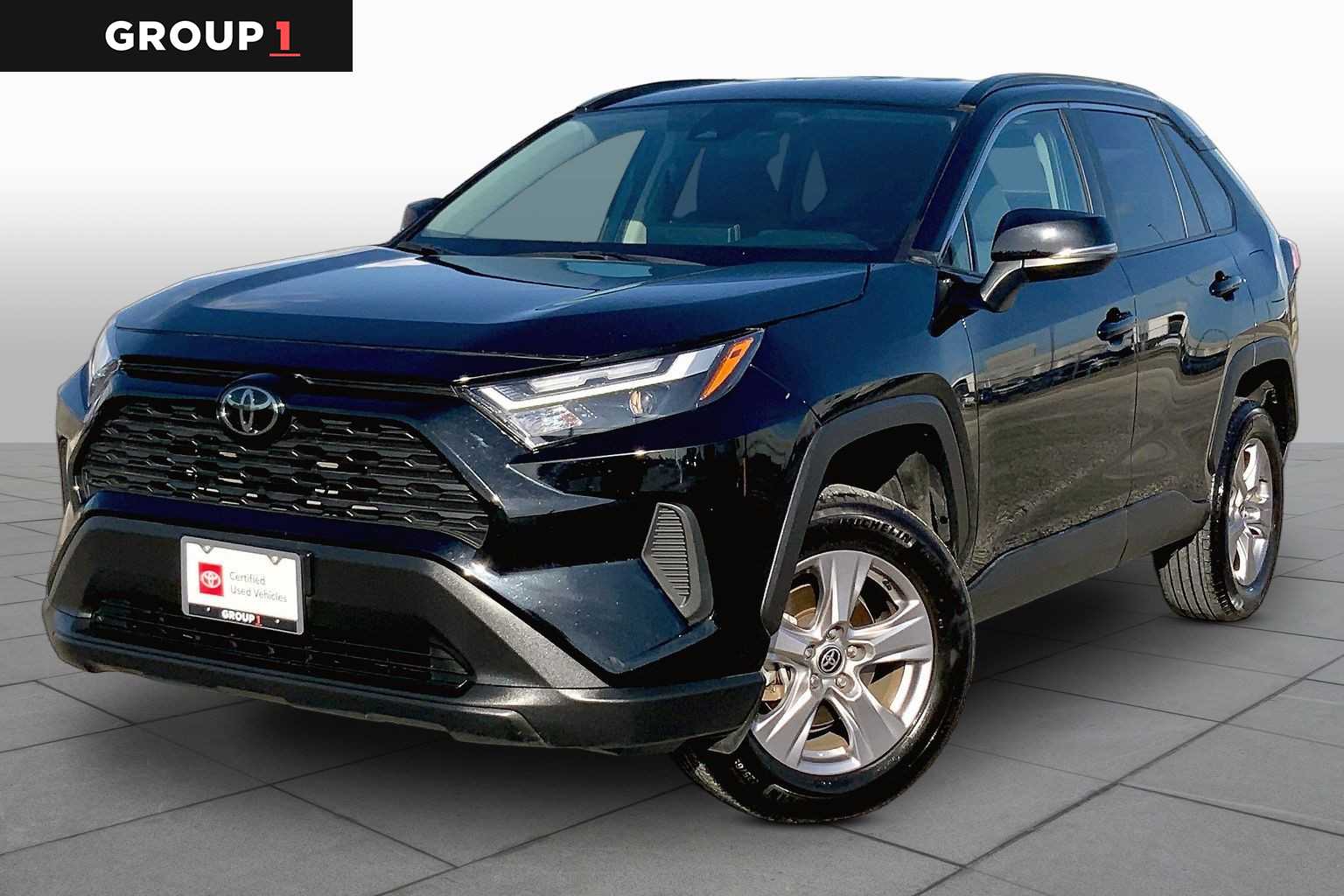 2025 Toyota RAV4 XLE Midnight Black Metallic at Group 1 Toyota Southwest
