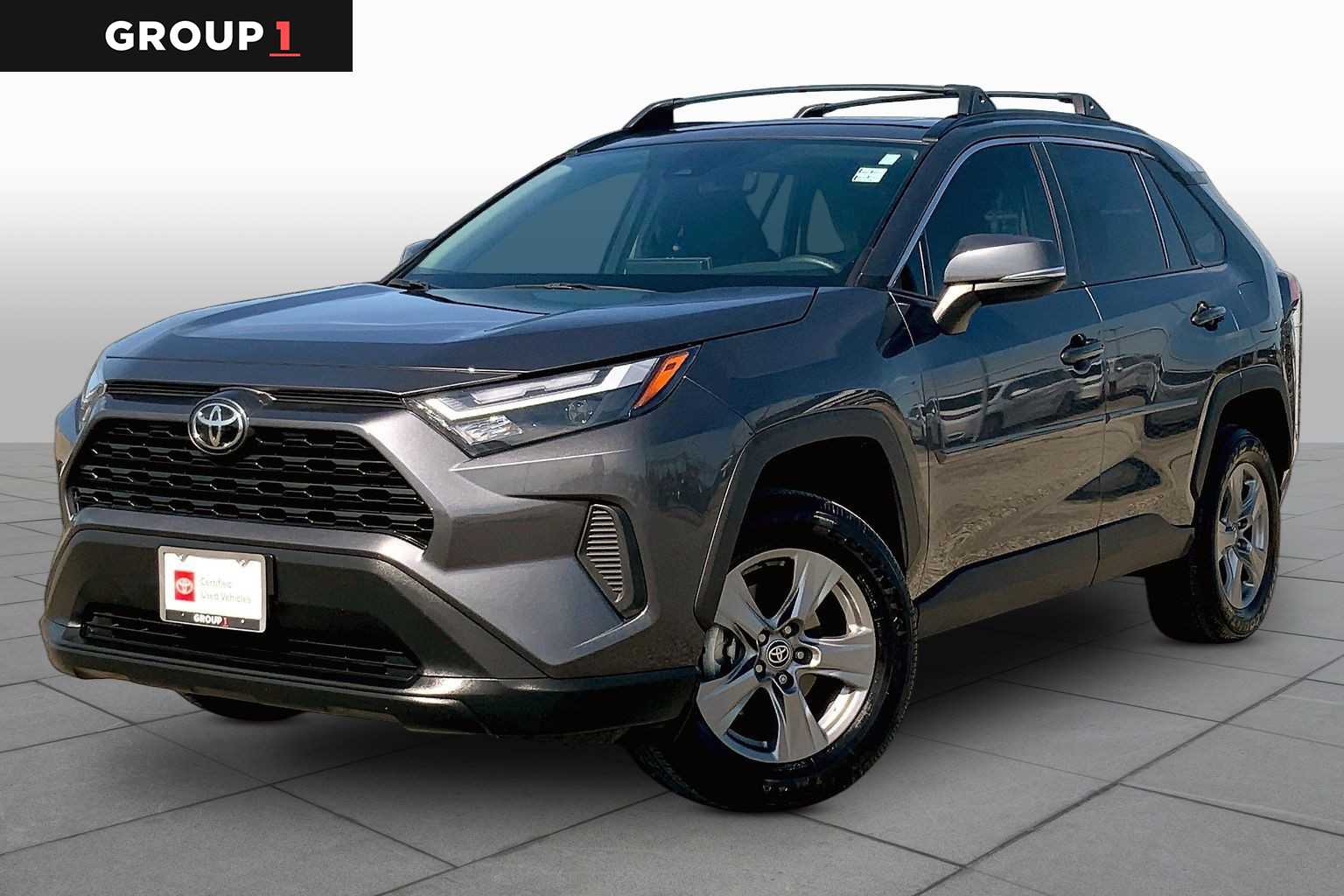 2025 Toyota RAV4 XLE Magnetic Gray Metallic at Group 1 Toyota Southwest