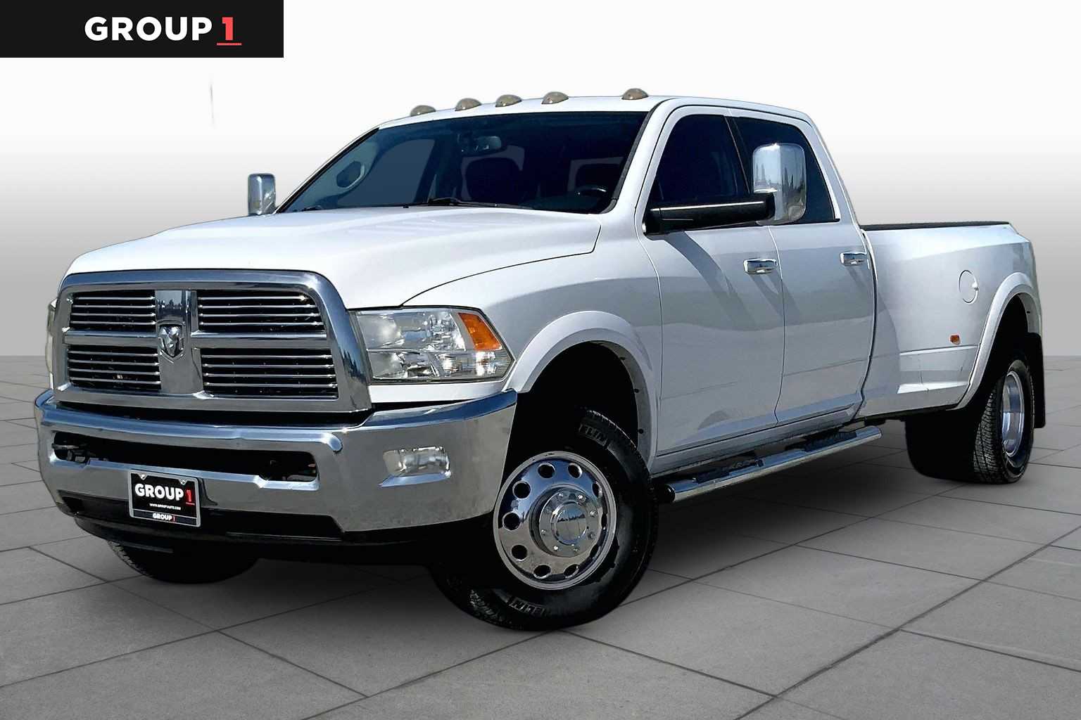 2012 Ram 3500 Laramie Limited Bright White at Mac Haik Ford