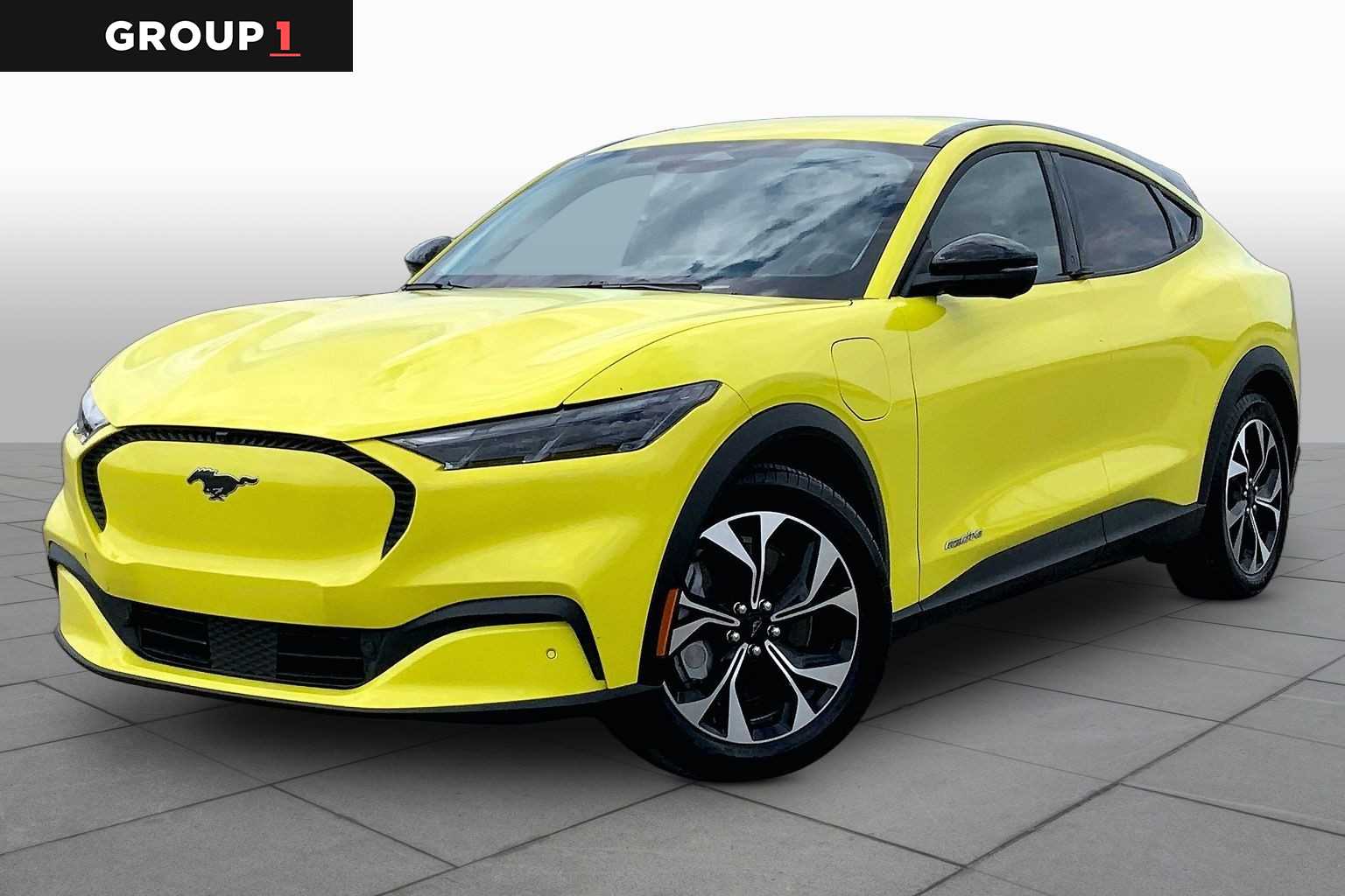2025 Ford Mustang Mach-E Select Grabber Yellow at Friendly Ford Crosby
