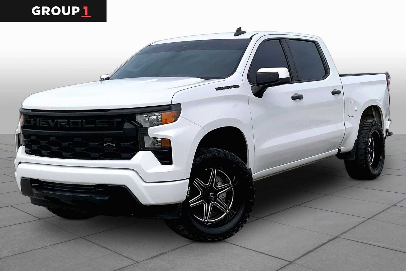 2023 Chevrolet Silverado 1500 Custom Summit White at Turner Chevrolet