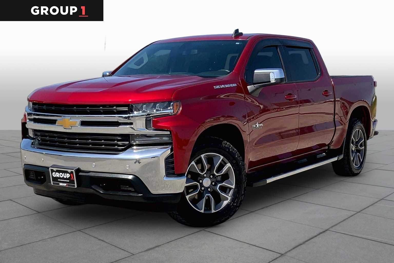 2022 Chevrolet Silverado 1500 LTD LT Cherry Red Tintcoat at AutoNation Chevrolet Gulf Fwy