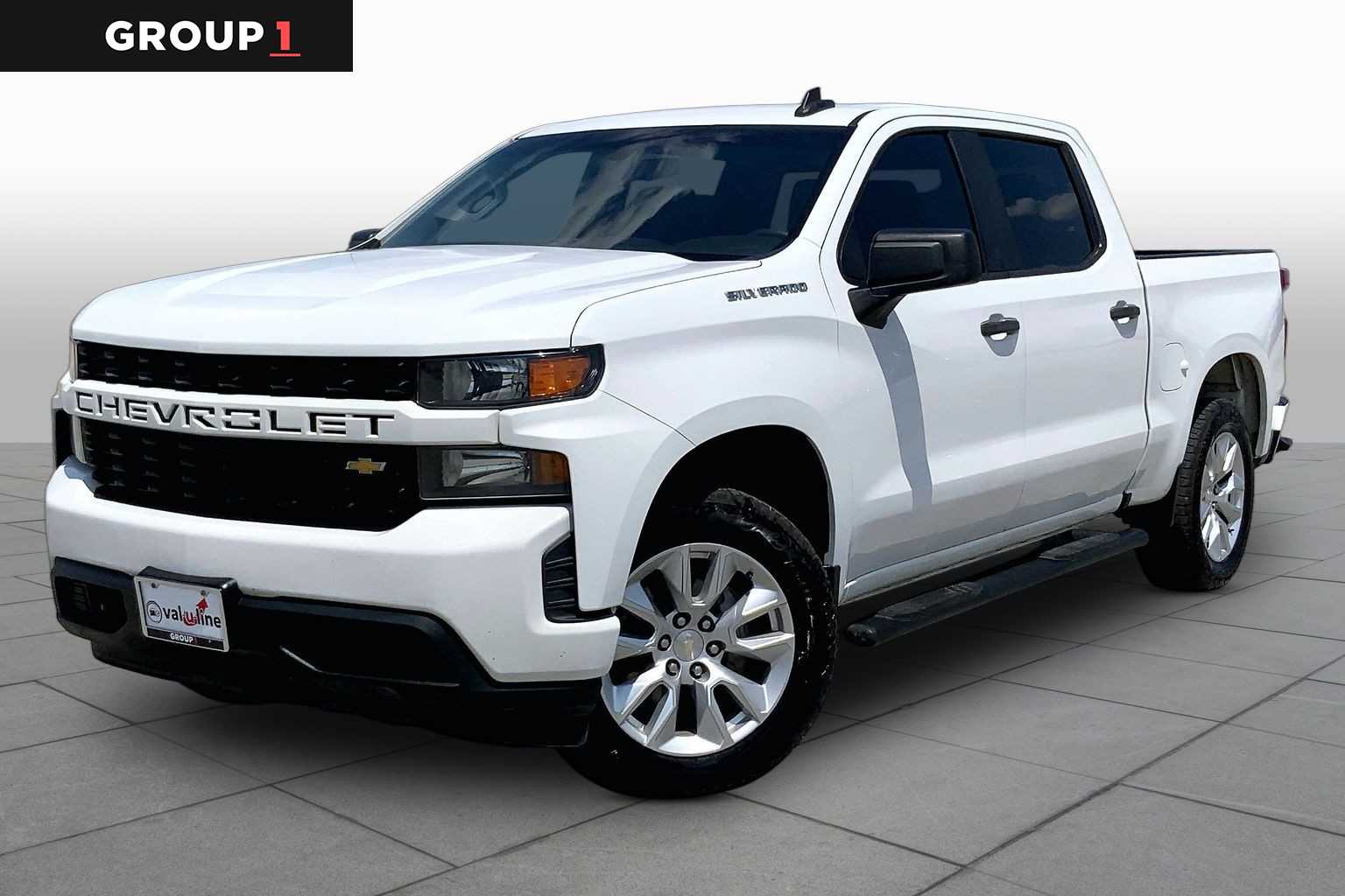 2021 Chevrolet Silverado 1500 Custom Summit White at AutoNation Chevrolet Gulf Fwy