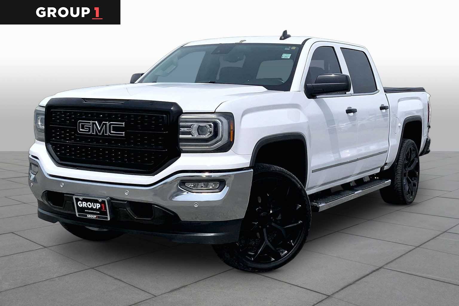 2018 GMC Sierra 1500 SLT Summit White at Texan GMC Buick