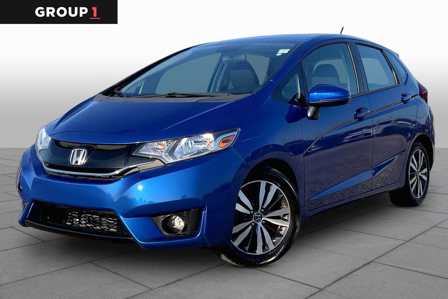 Aegean Blue Metallic 2017 Honda Fit Hatchback Front-Wheel Drive Continuously Variable Transmission