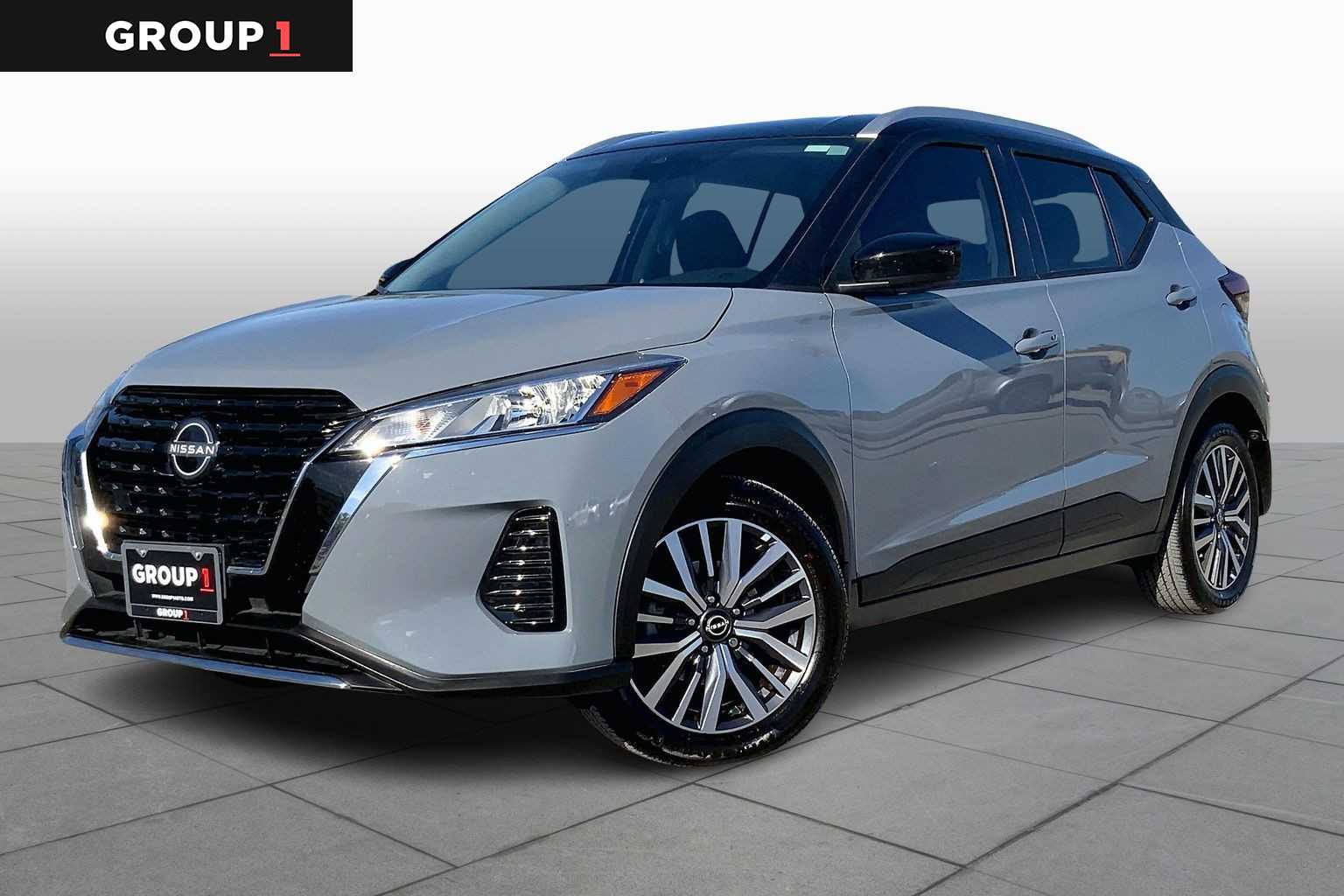 2023 Nissan Kicks SV Gray/Super Black at AutoNation Chevrolet Gulf Fwy
